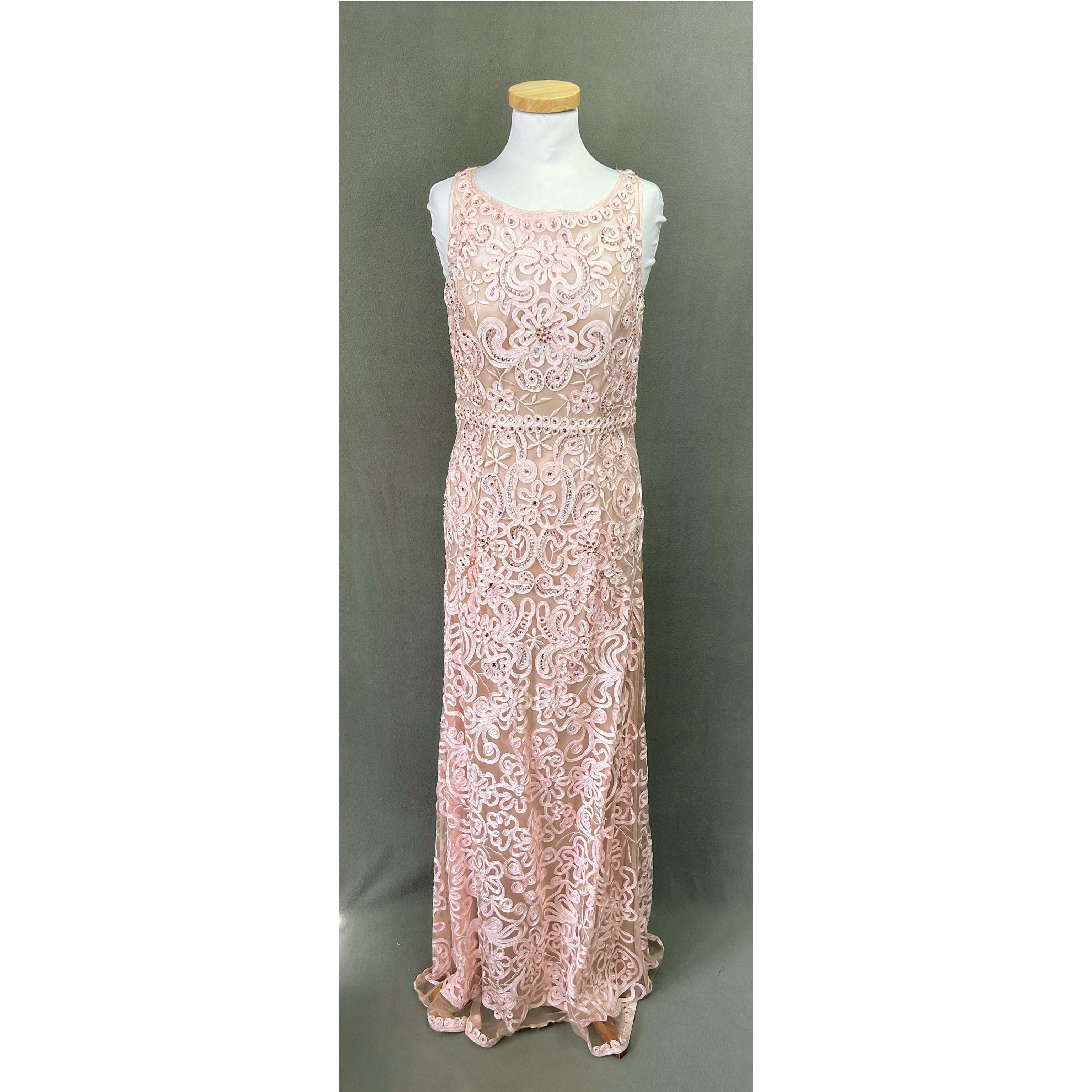 Cameron Blake petal pink dress, size 10, NEW WITH TAGS!