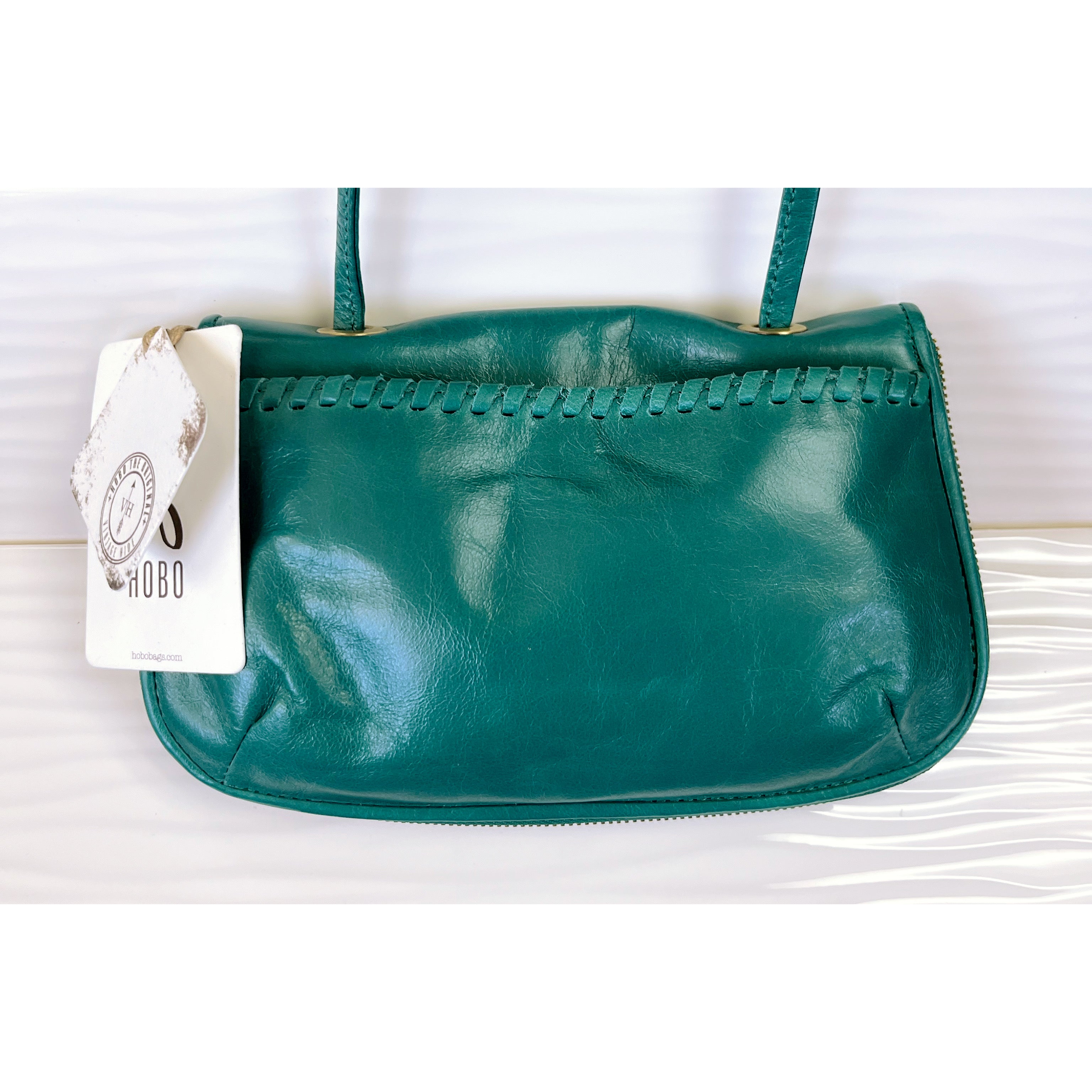 Hobo jade leather Quill crossbody, NEW WITH TAGS!