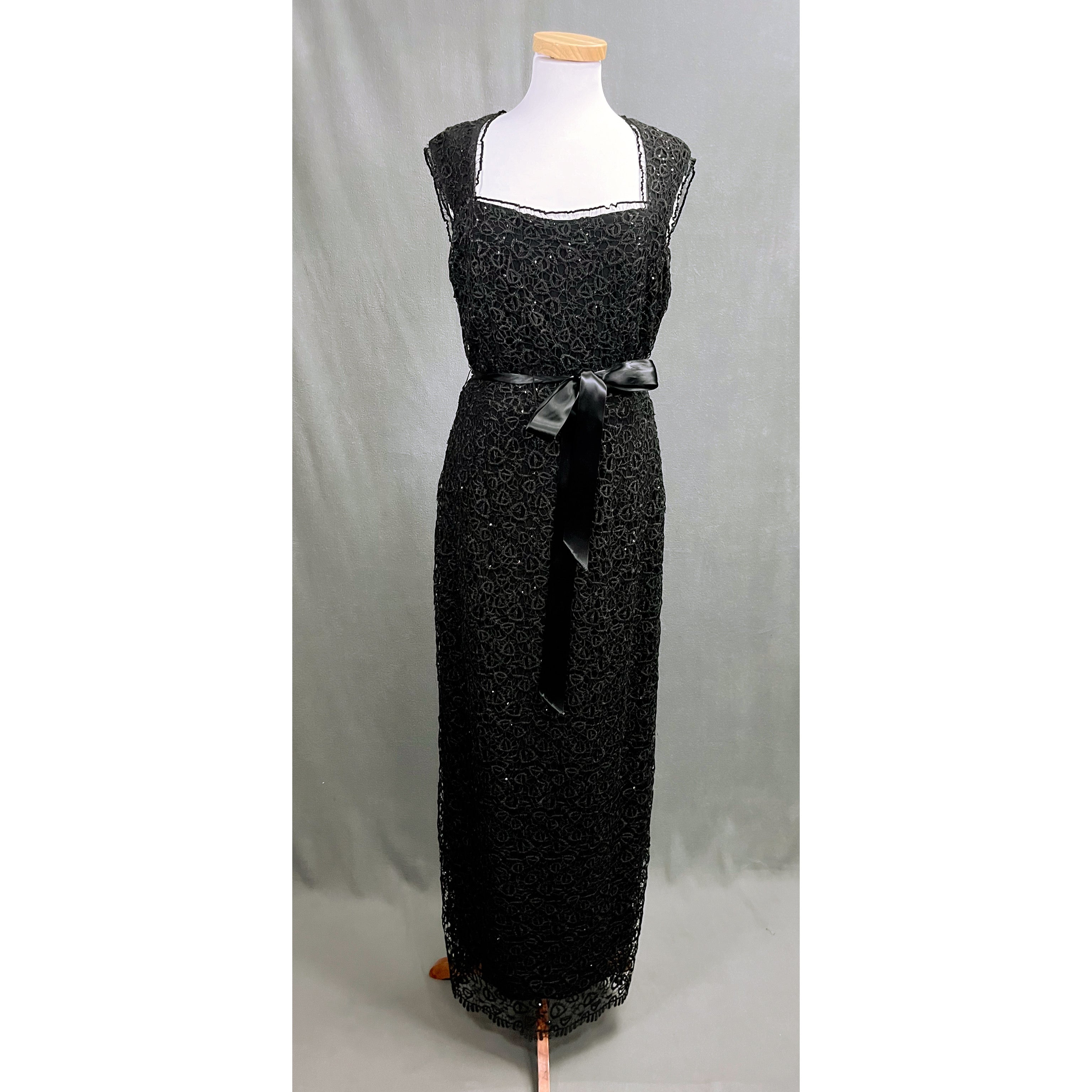 Frank Lyman black lace dress, size 12, NEW WITH TAGS!