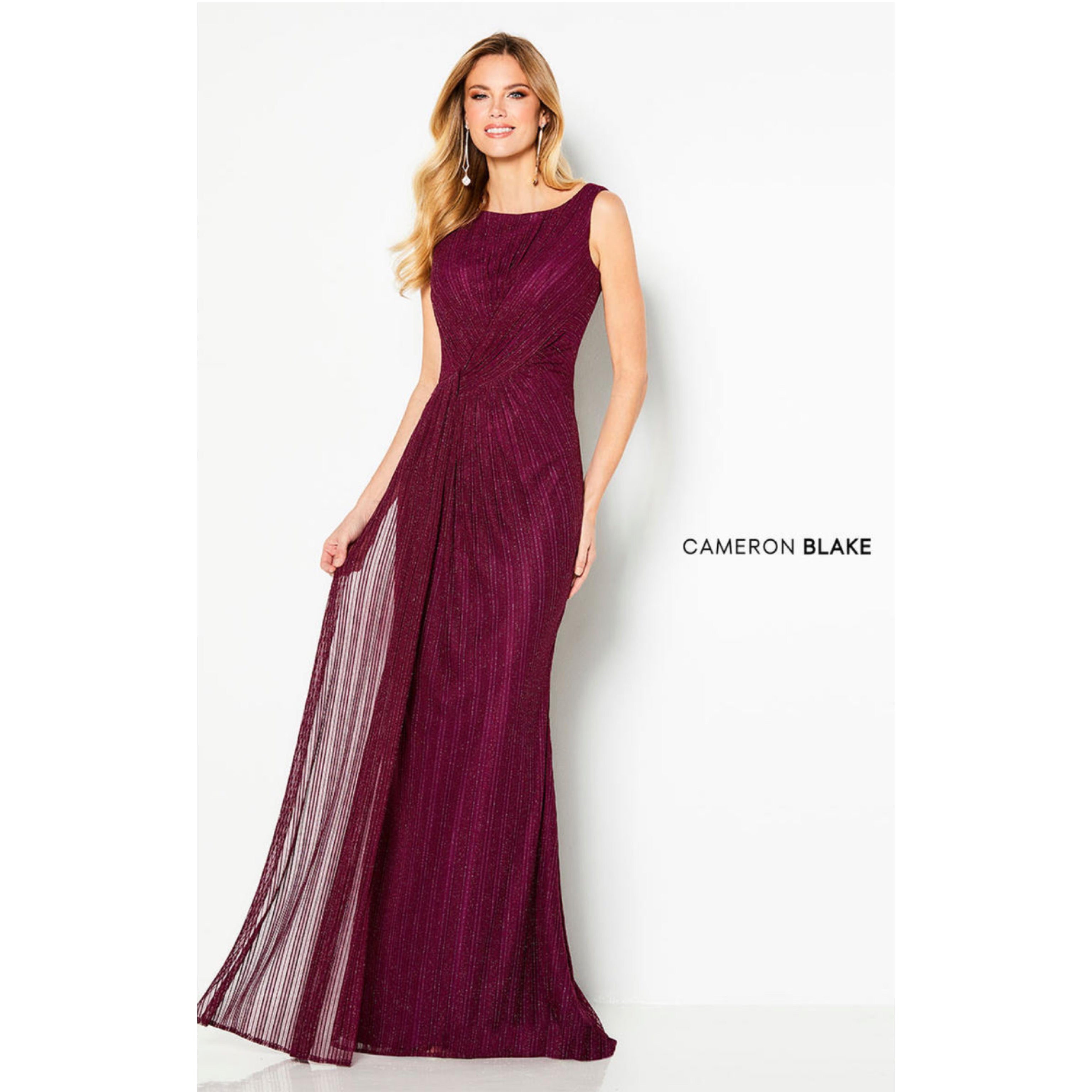 Cameron Blake aubergine dress, size 16, NEW WITH TAGS!