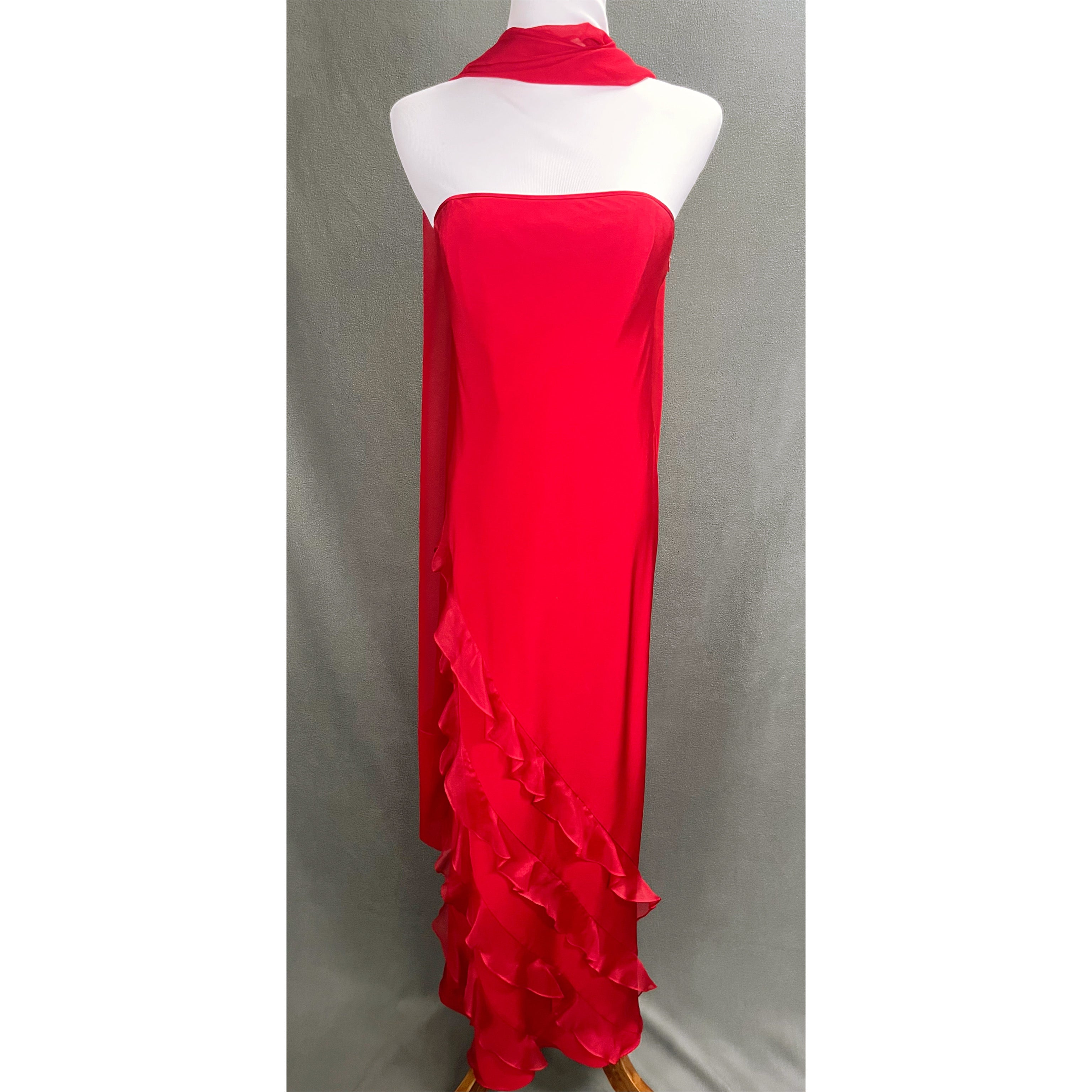 Tom & Linda Platt red dress, size 6