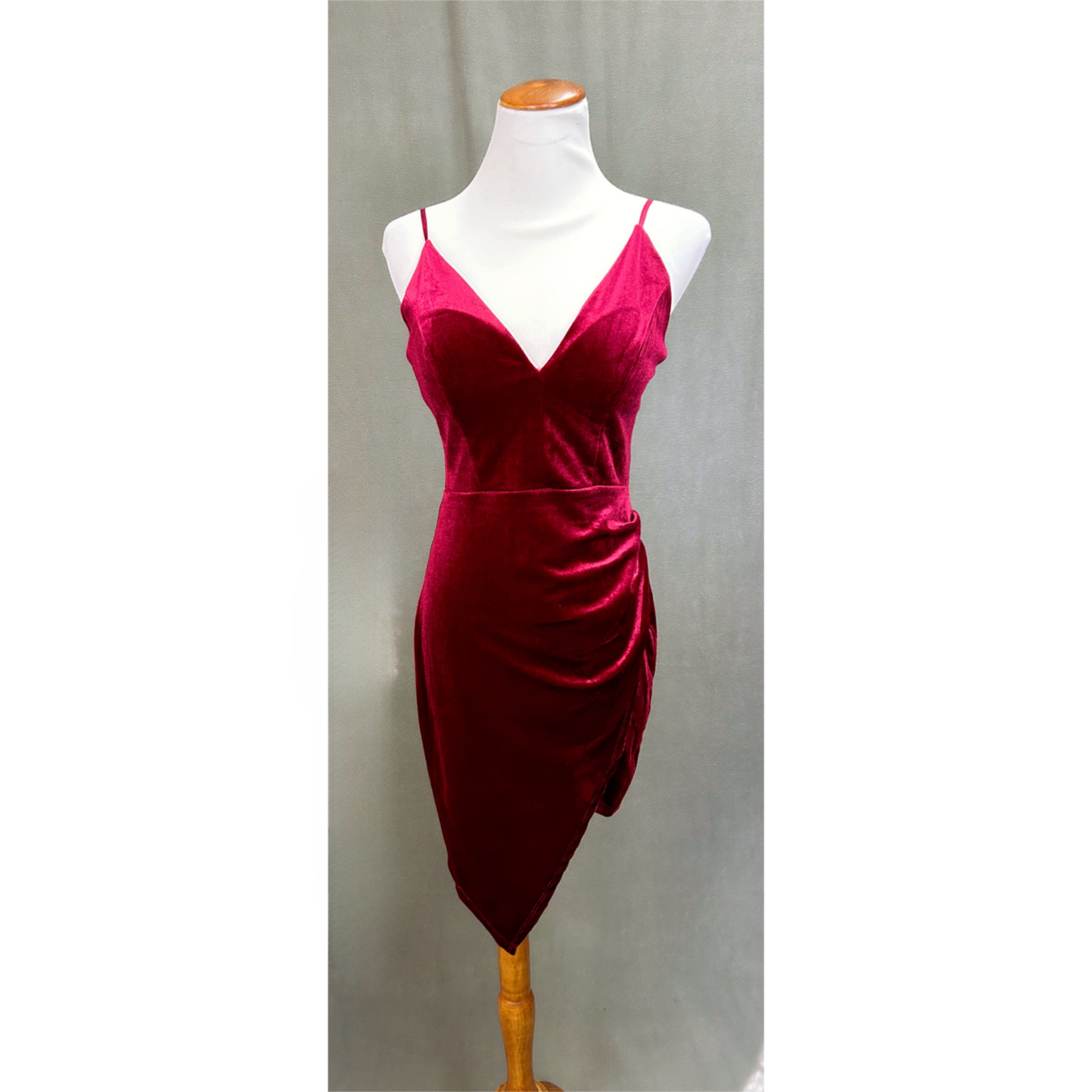 Honey & Rosie burgundy dress, size M