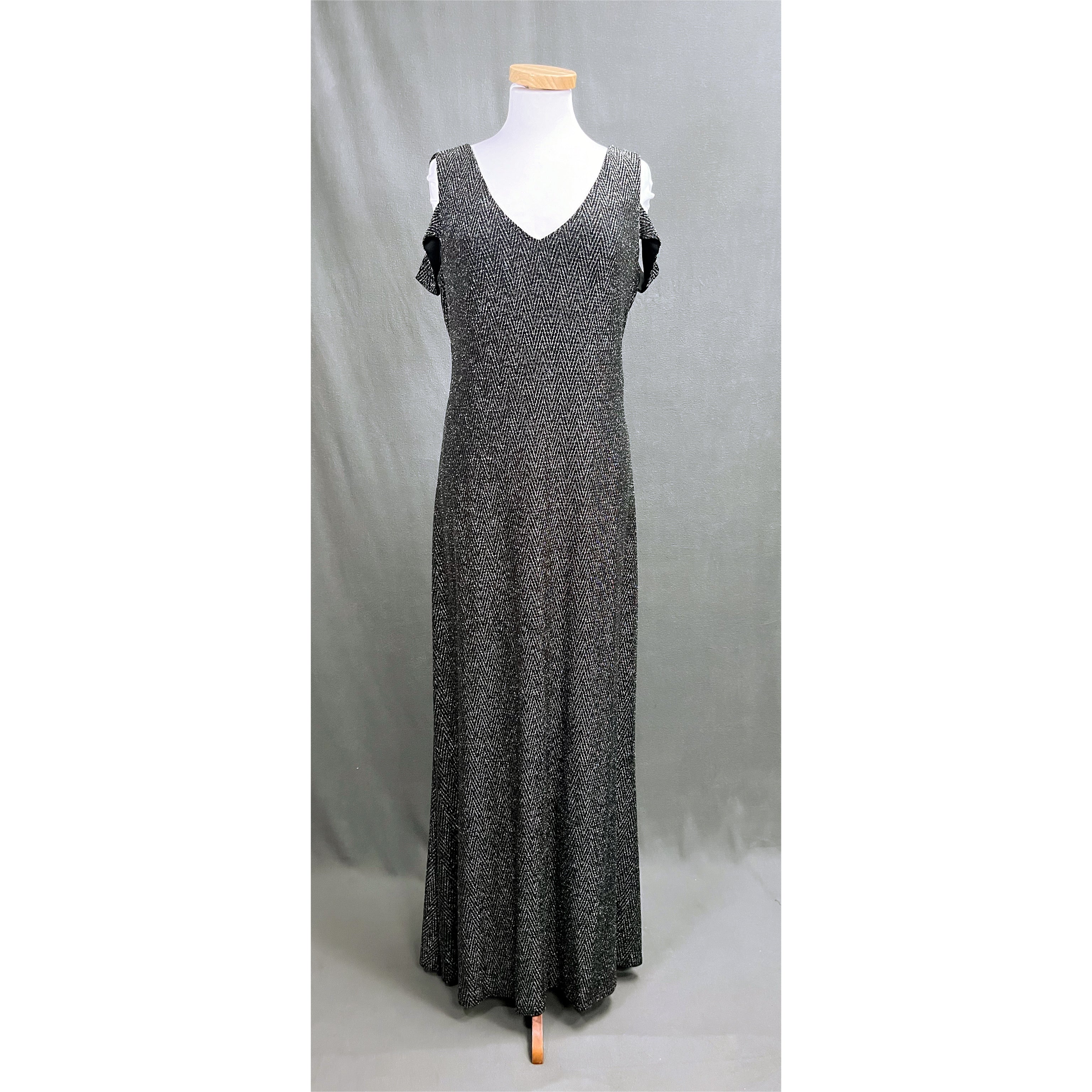 Cartise black & silver dress, size 10, NEW WITH TAGS!