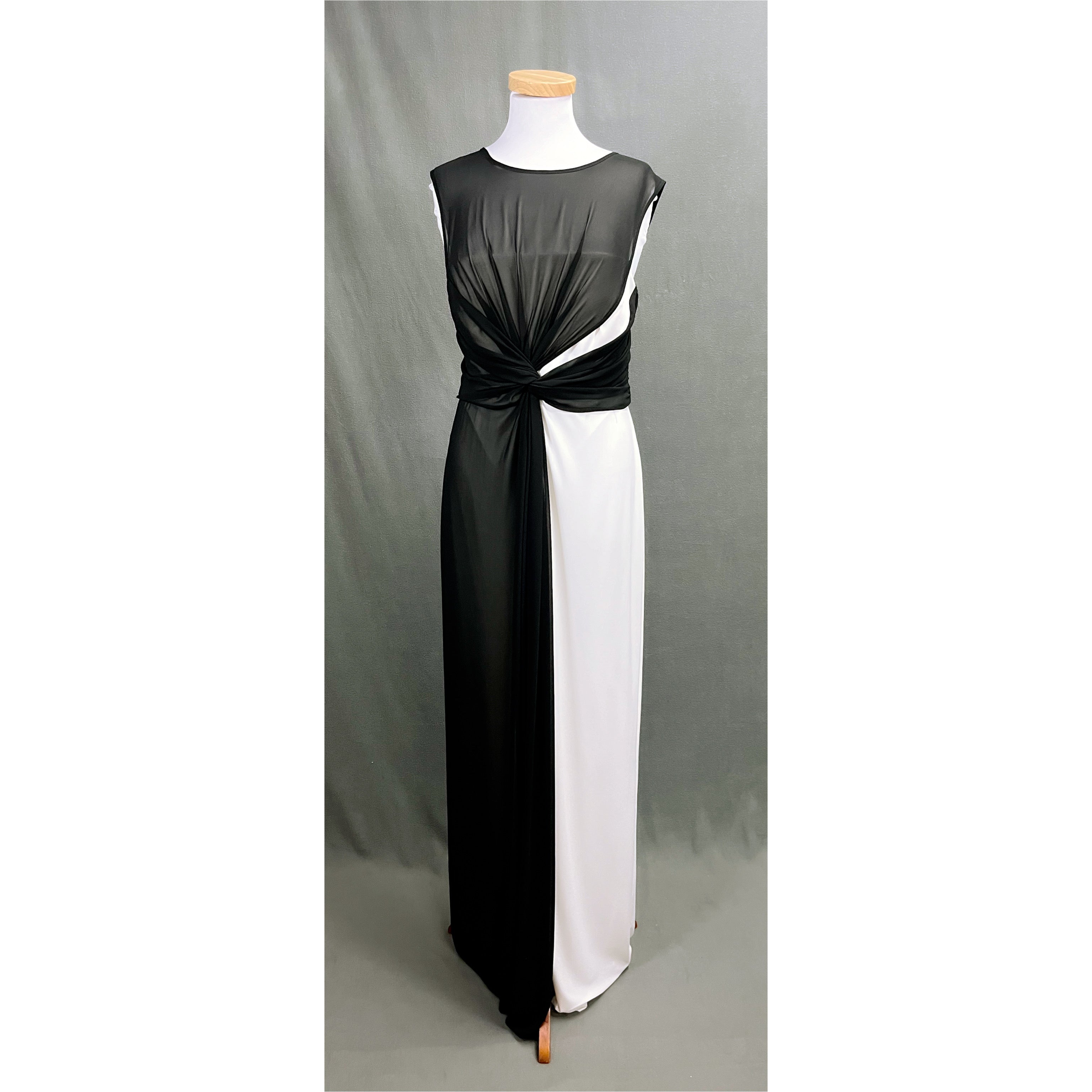 Frank Lyman black and white dress, size 14, NEW WITH TAGS!