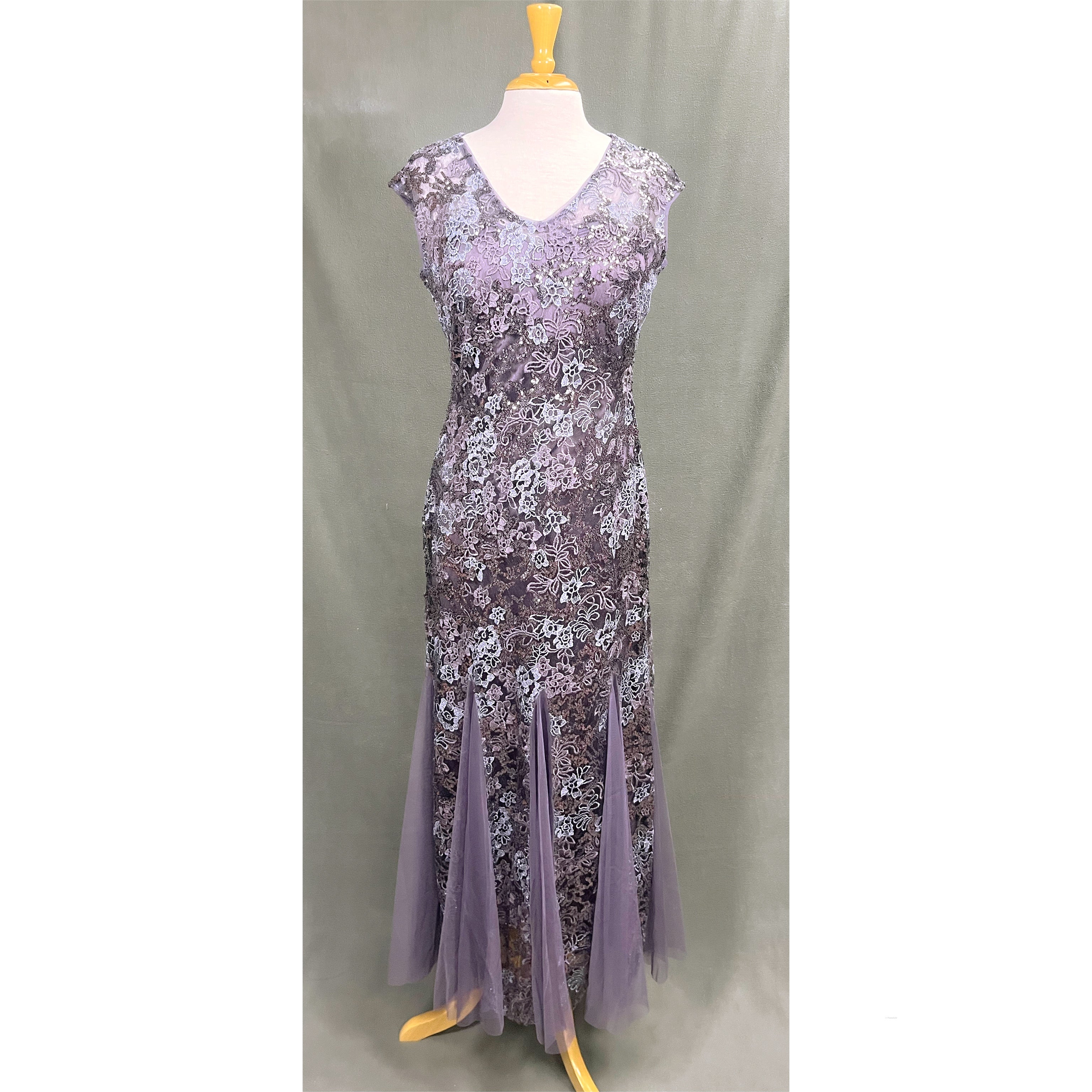 Alex Evenings lavender dress, size 12P