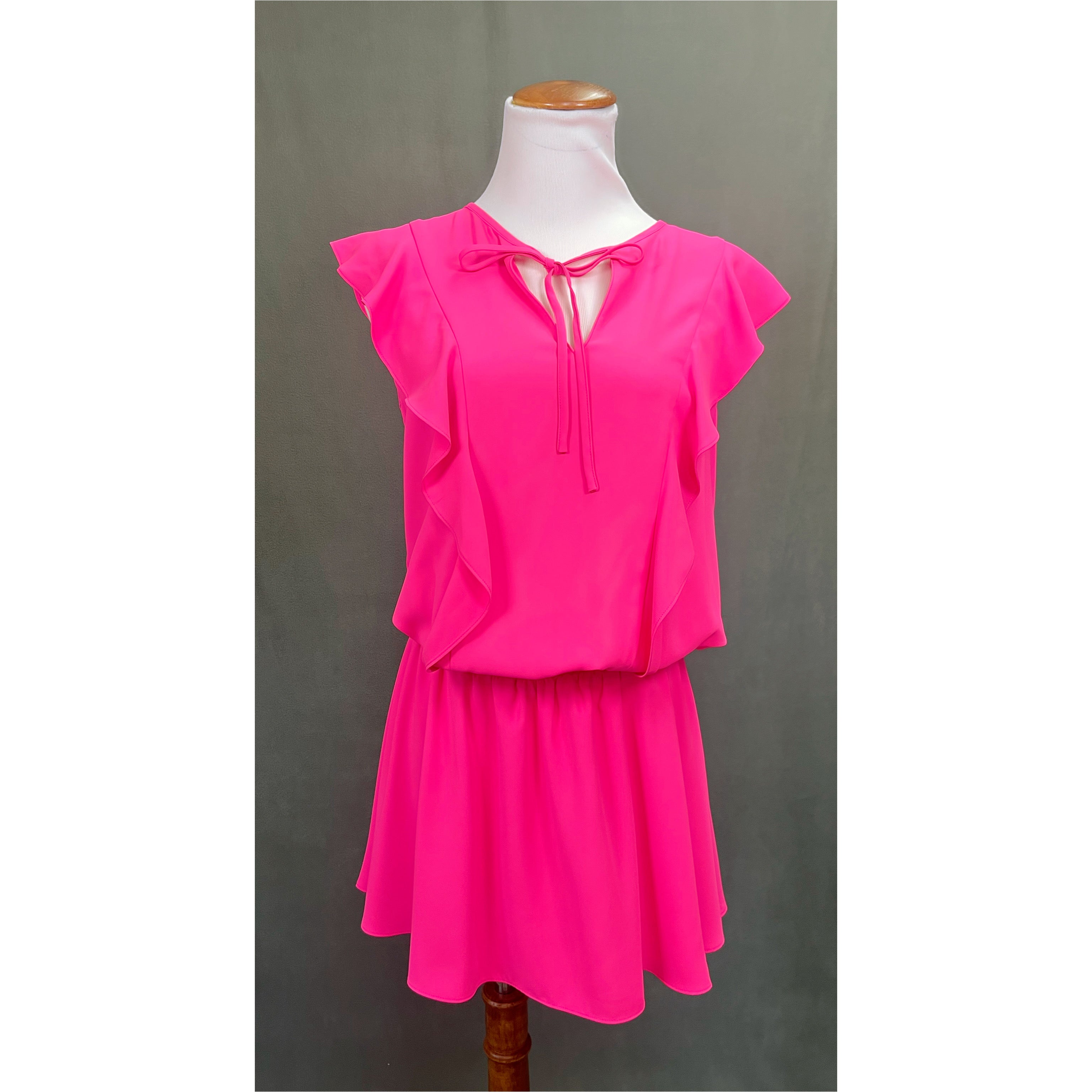 Amanda Uprichard hot pink mini dress, size S