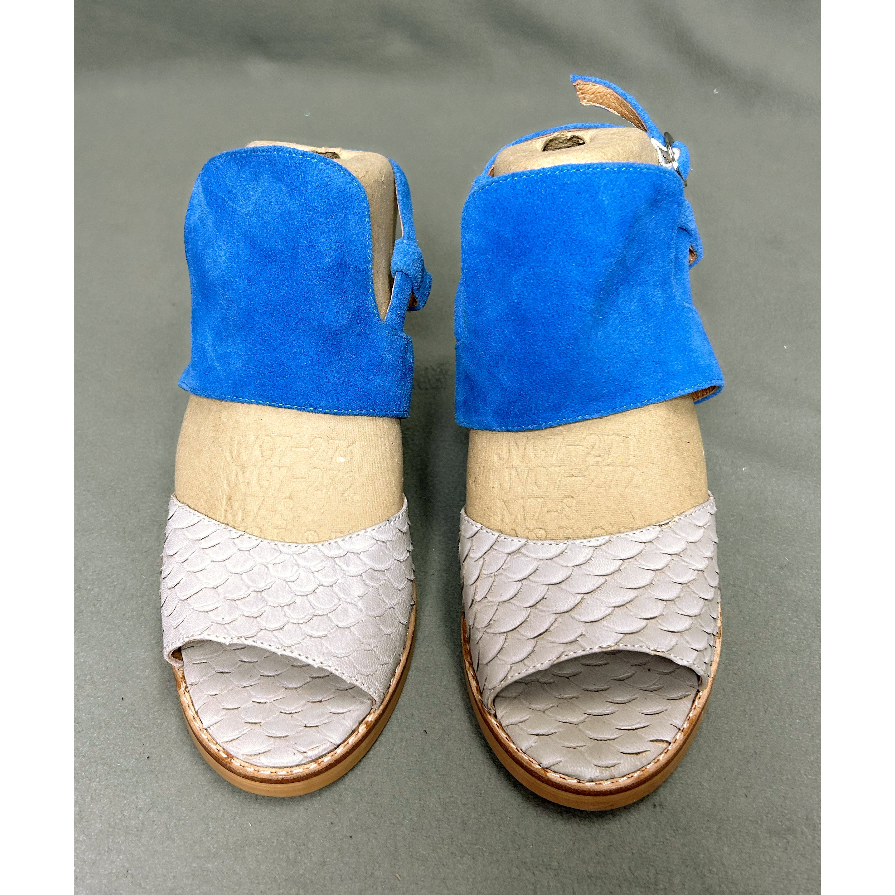 Jeffrey Campbell cobalt and pale gray shoes, size 8, BRAND NEW!
