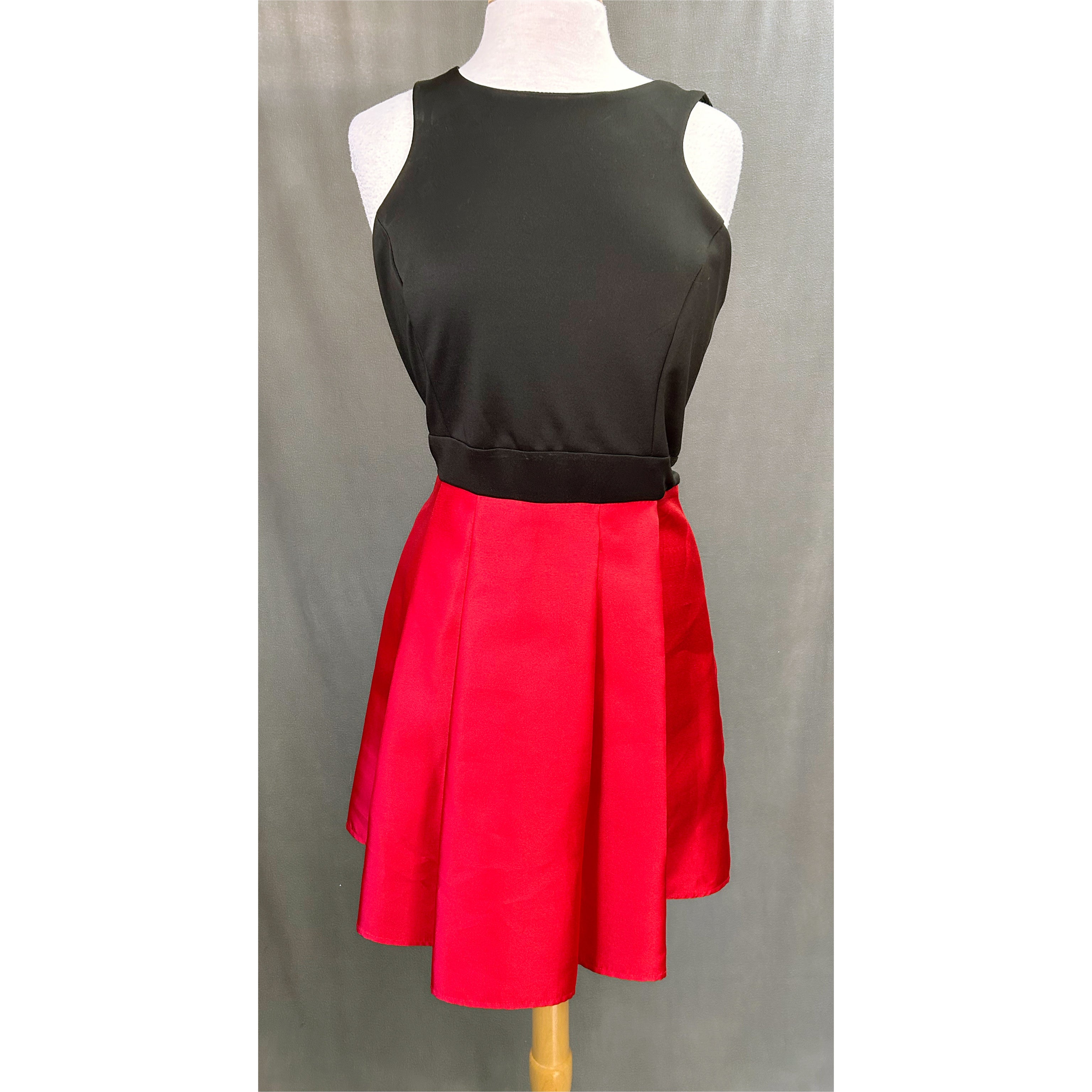 Teeze Me red and black dress, size 15/16