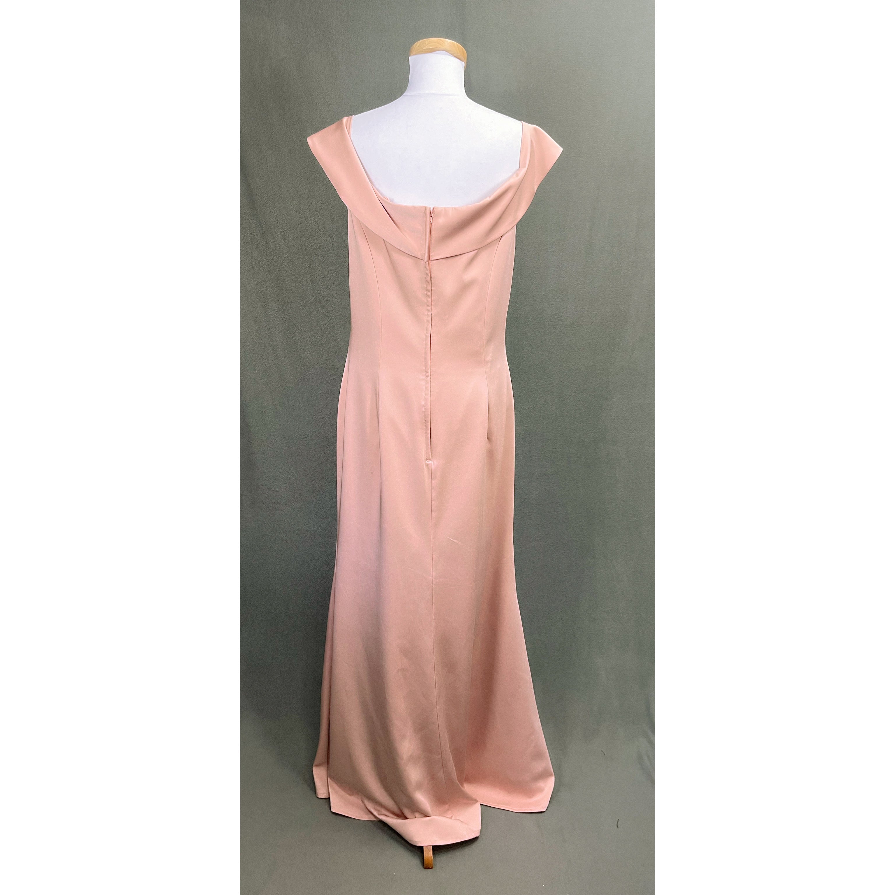 Allure blush dress, size 16