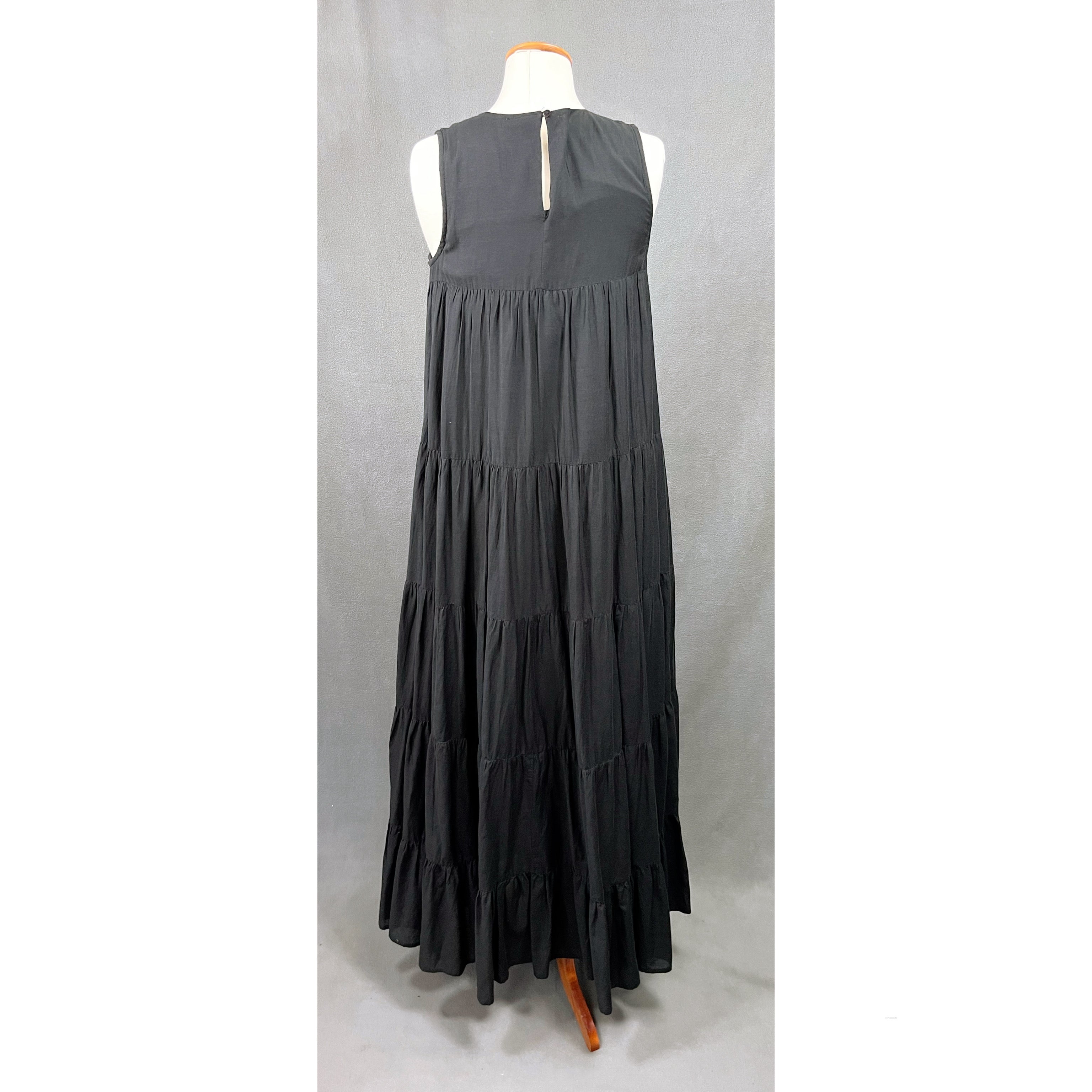 Samant Chauhan black embroidered dress, size 6