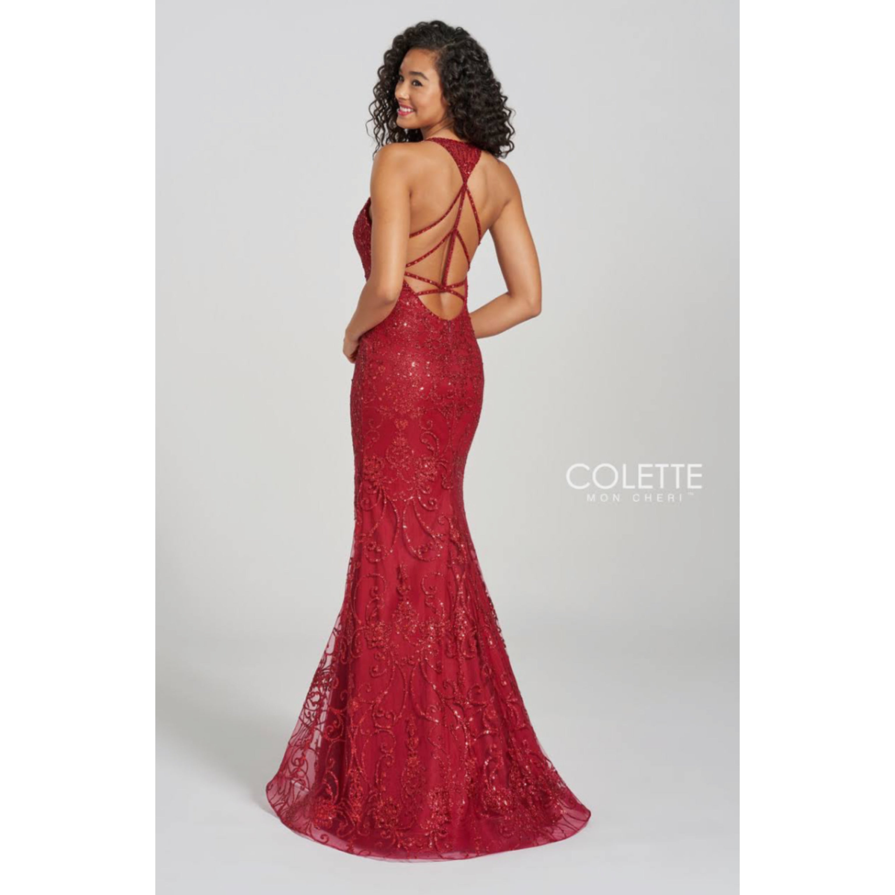 Colette brick red dress, size 0