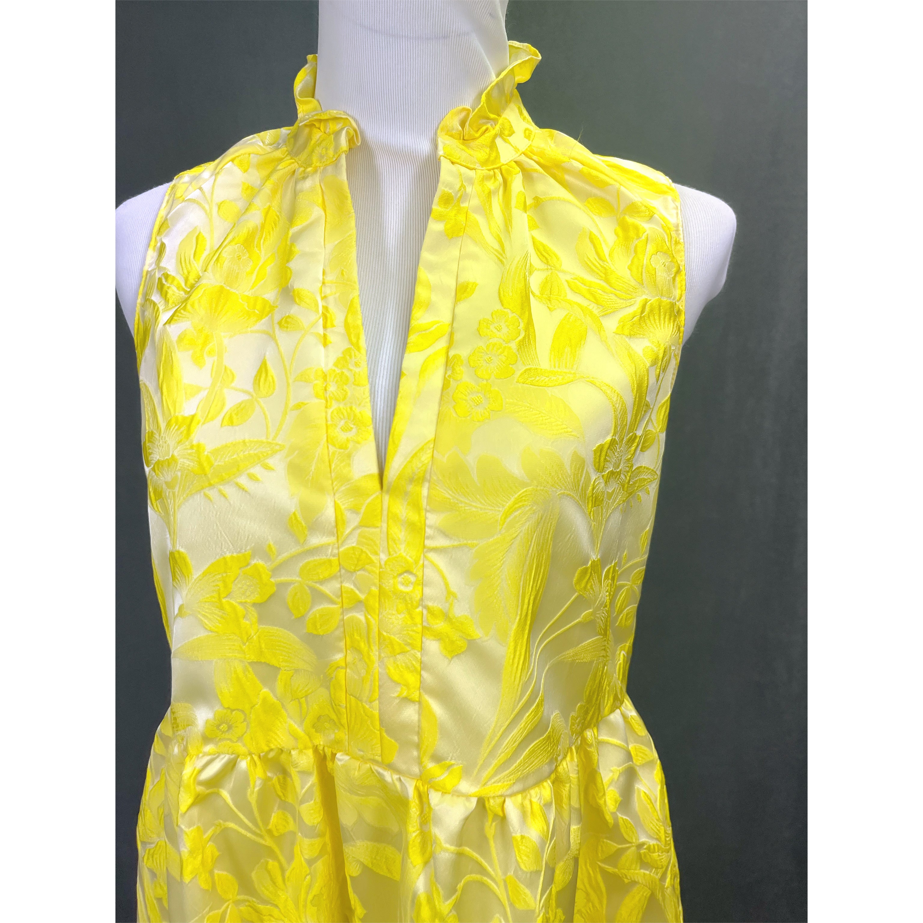 Amanda Uprichard yellow dress, size S