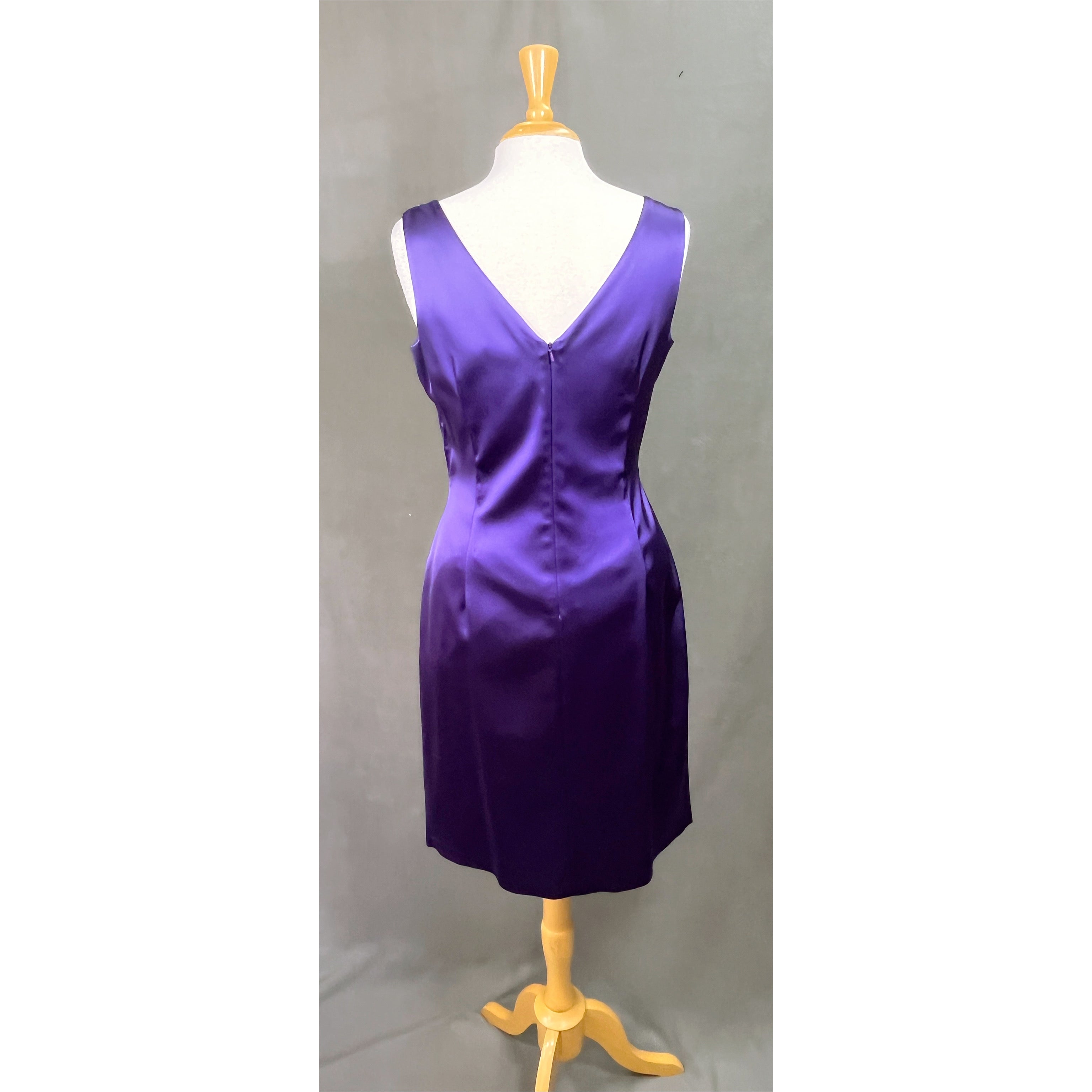 David Meister purple dress, size 12