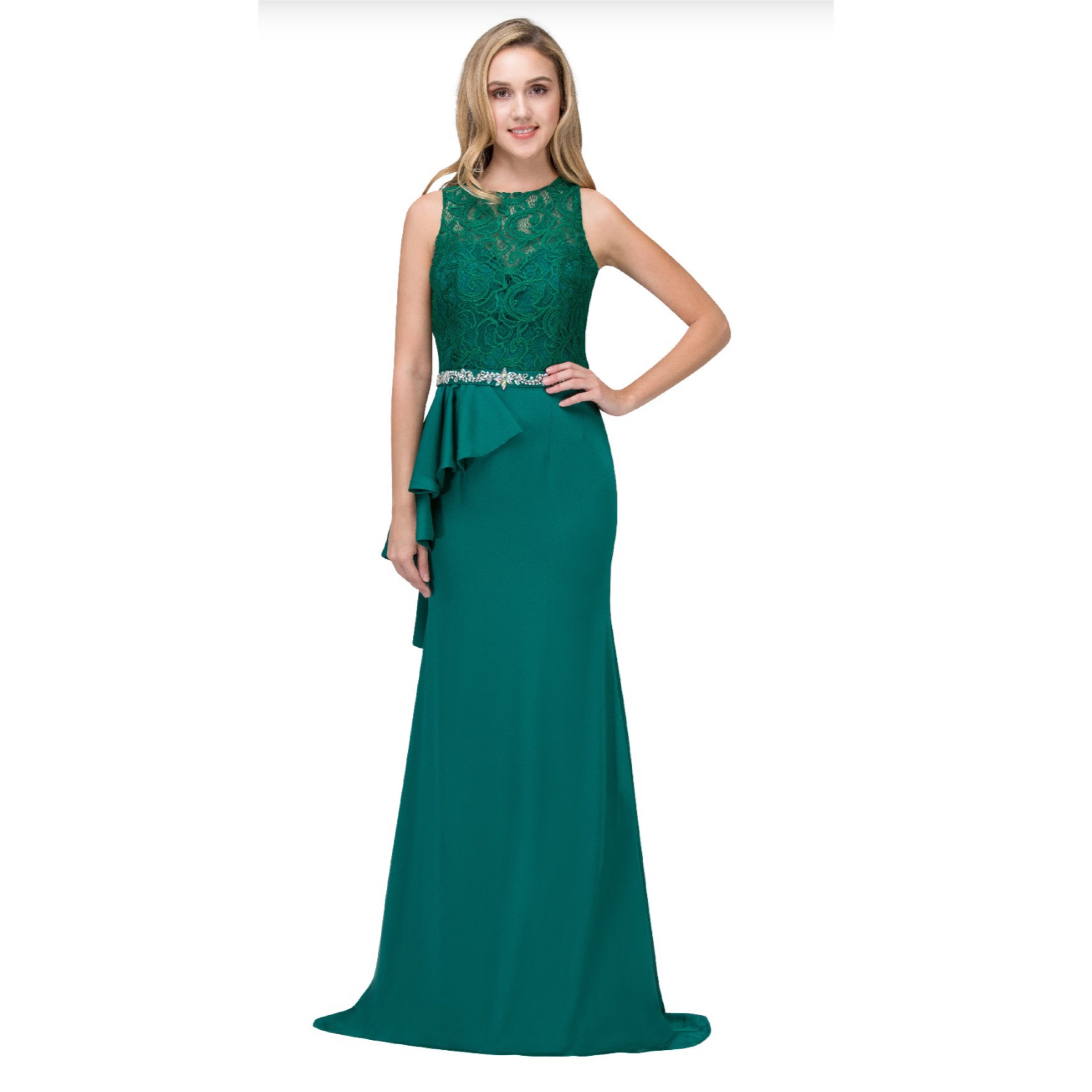 Star Box evergreen dress, size M