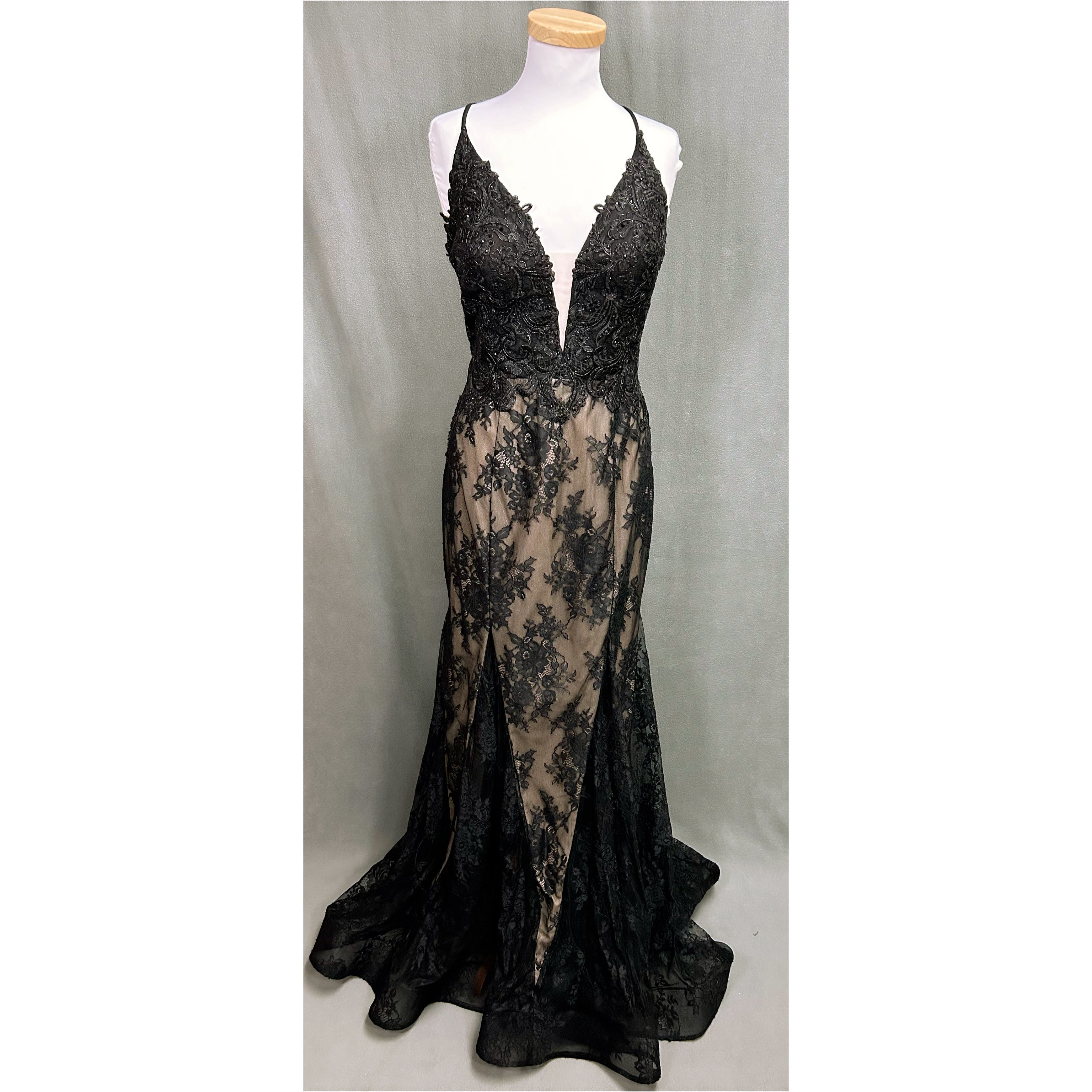 Mori Lee black dress, size 10