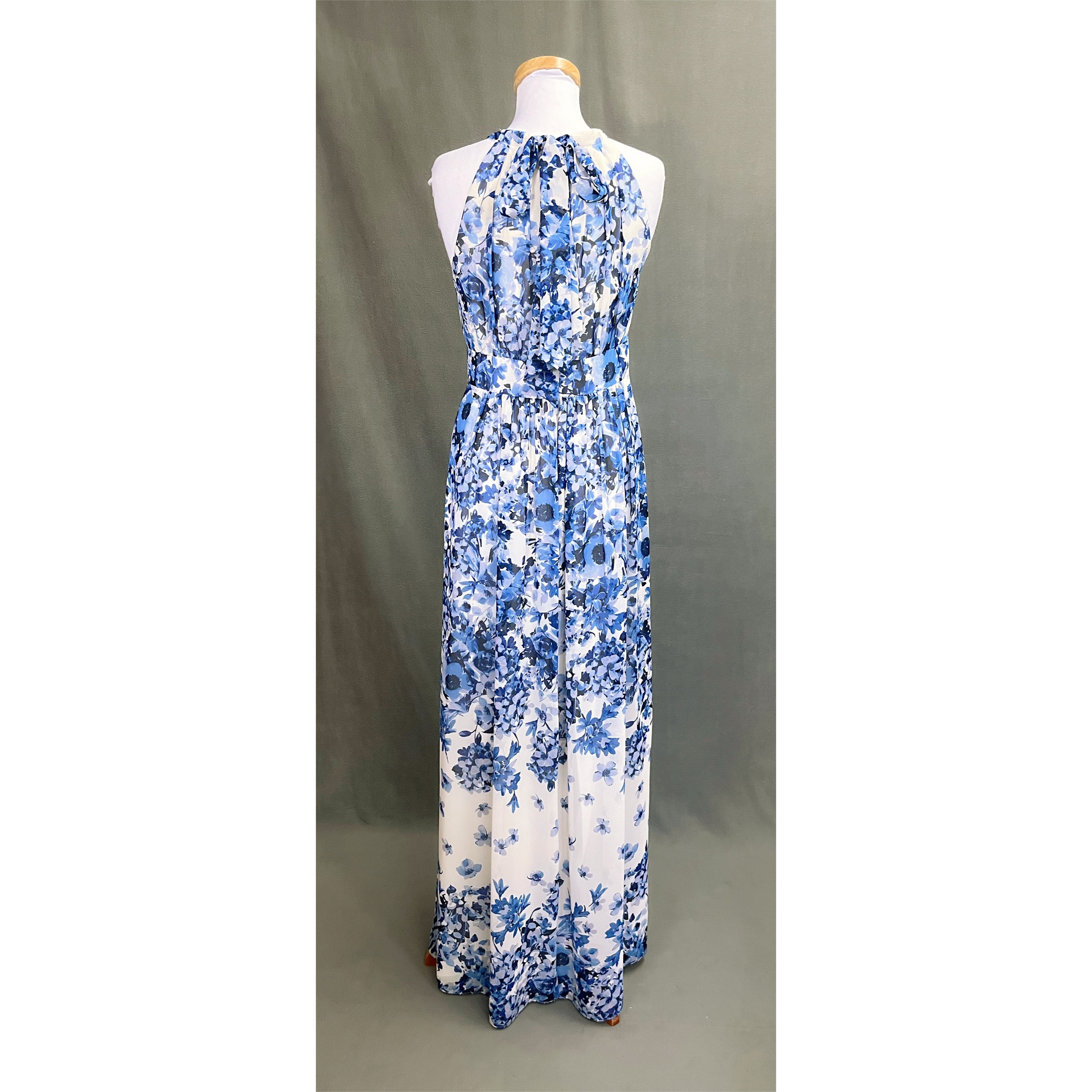 Eliza J. blue floral dress, size 8