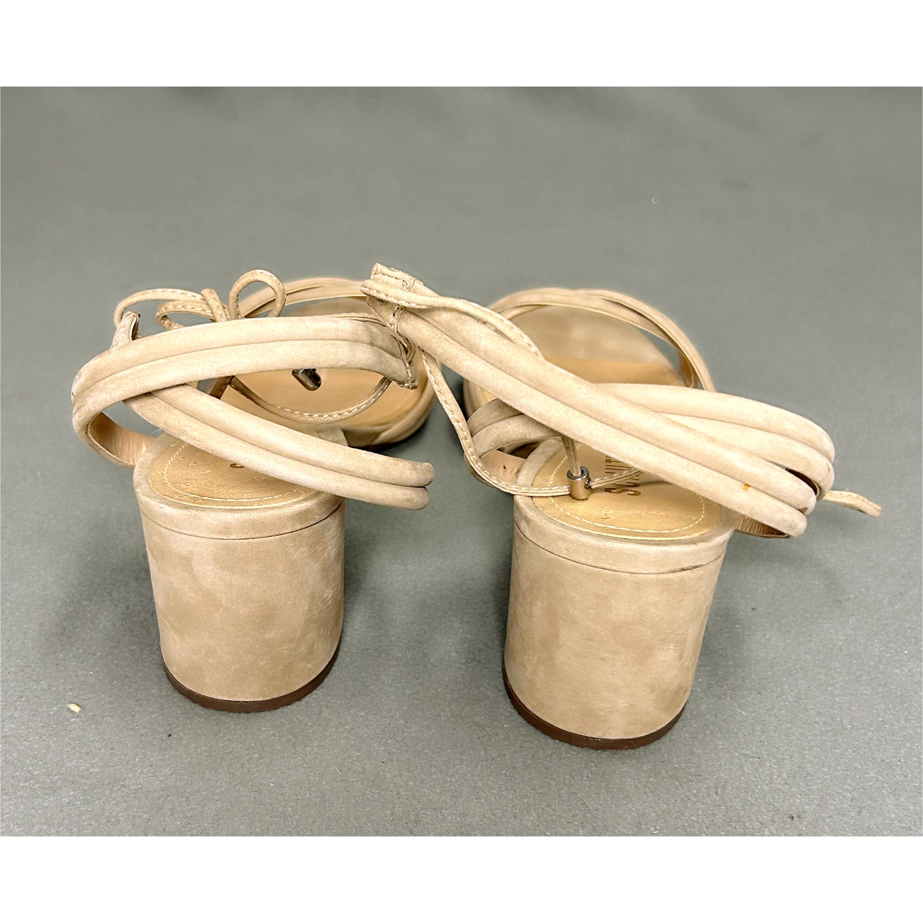 Schutz tan nubuck suede sandals, size 9, NEW IN BOX!