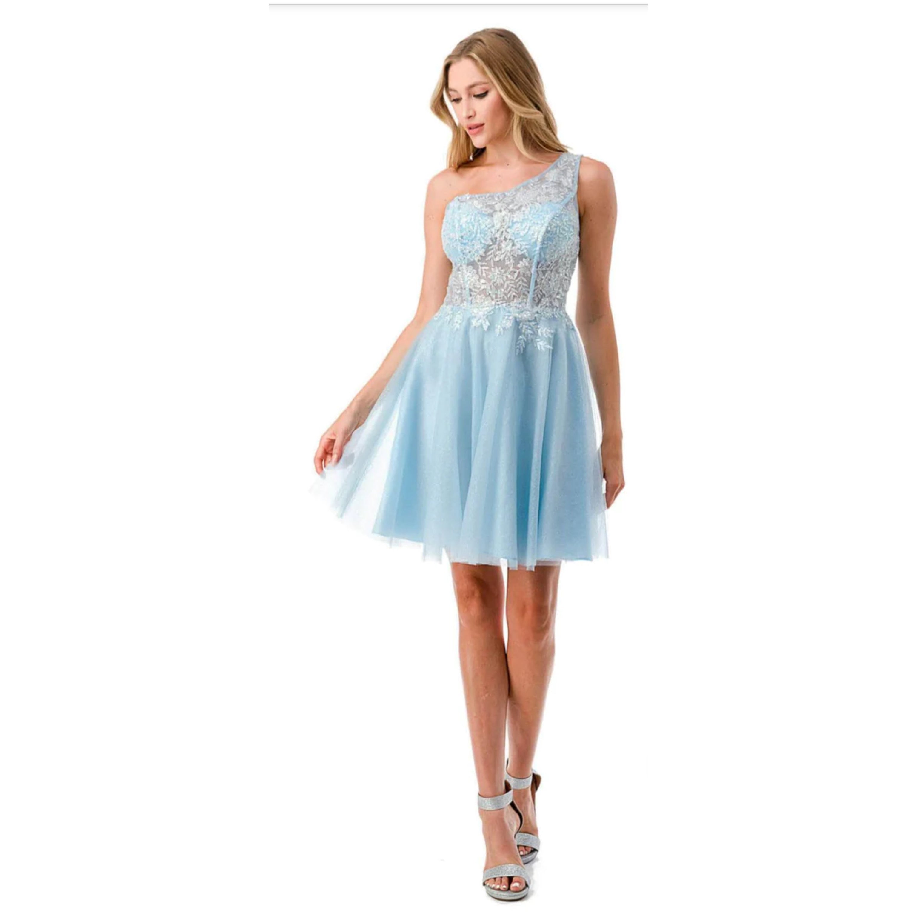 Coya pale blue dress, size M