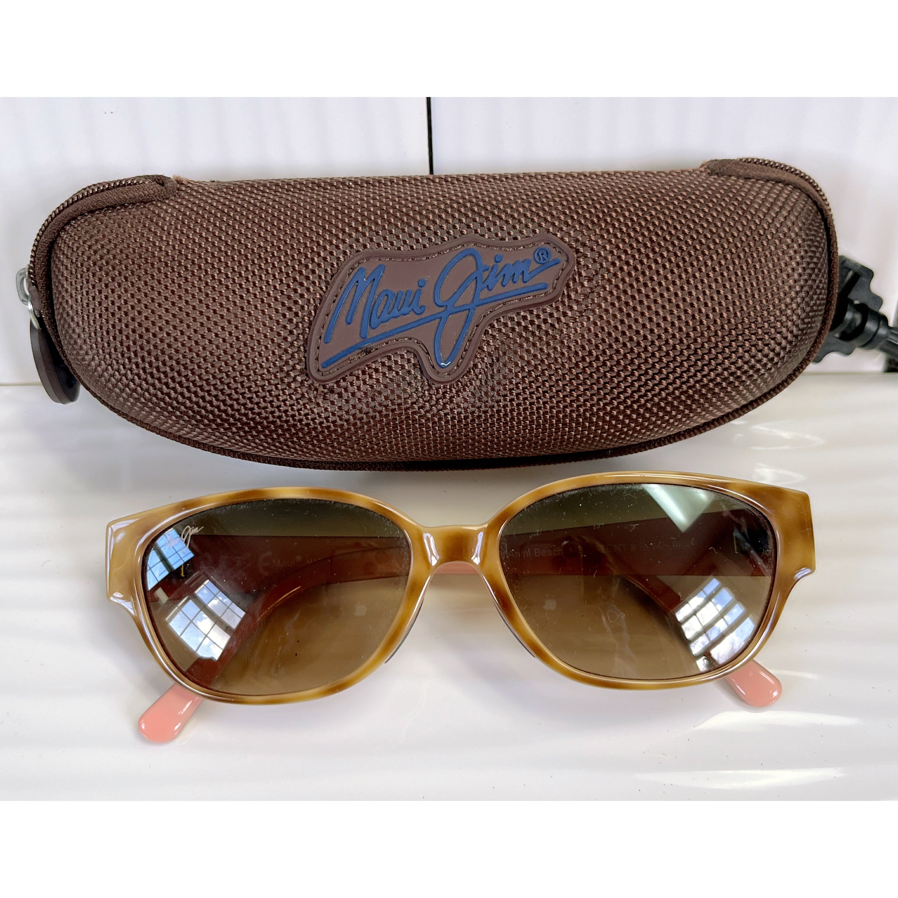 Maui Jim blush/tan Anini Beach sunglasses