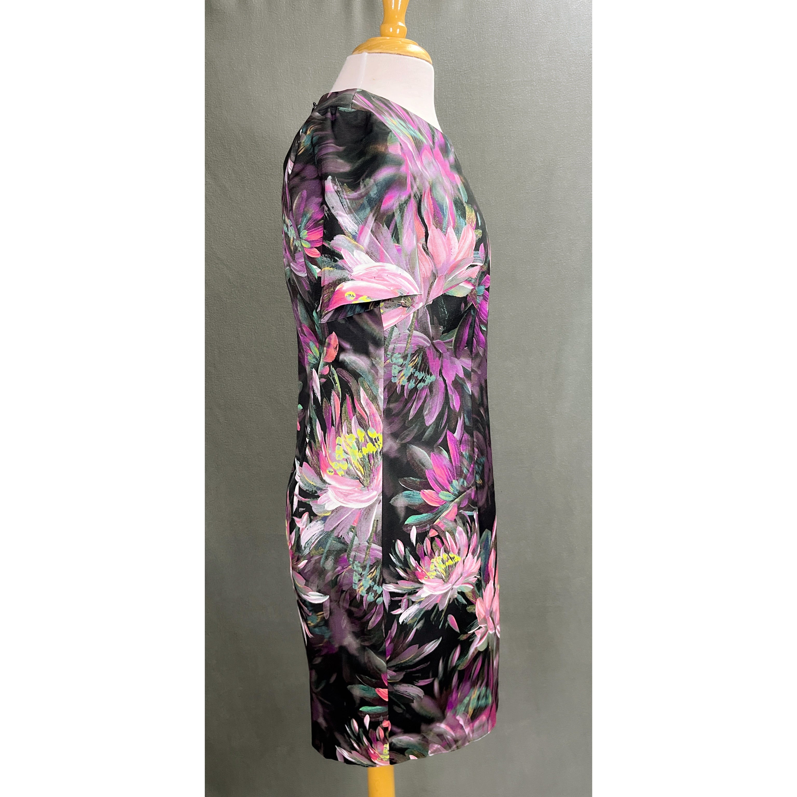 Trina Turk black floral dress, size 6, NEW WITH TAGS!