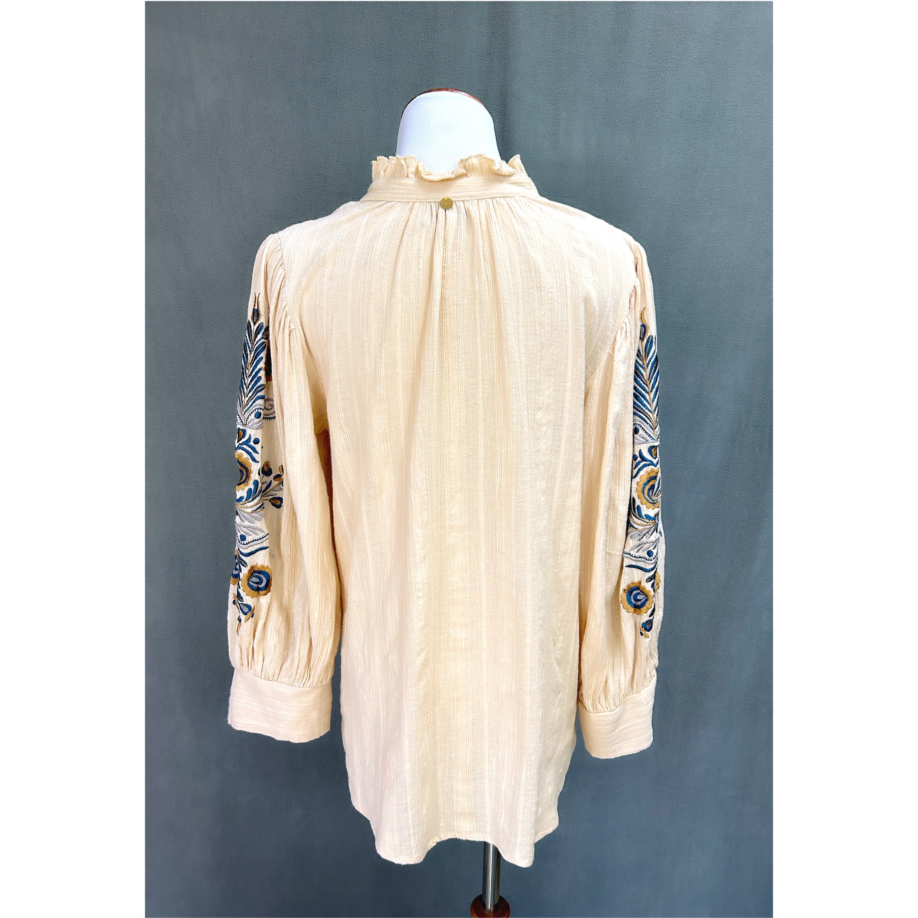 Antik Batik embroidered blouse, size S