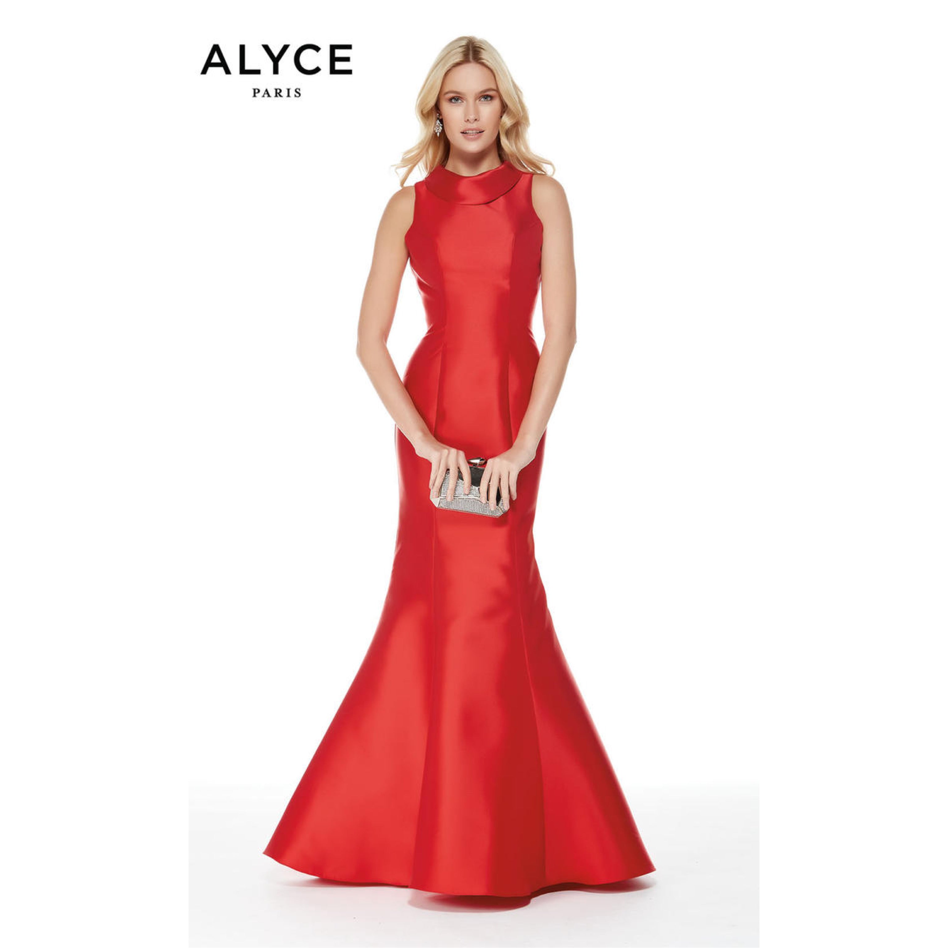 Alyce red dress, size 18