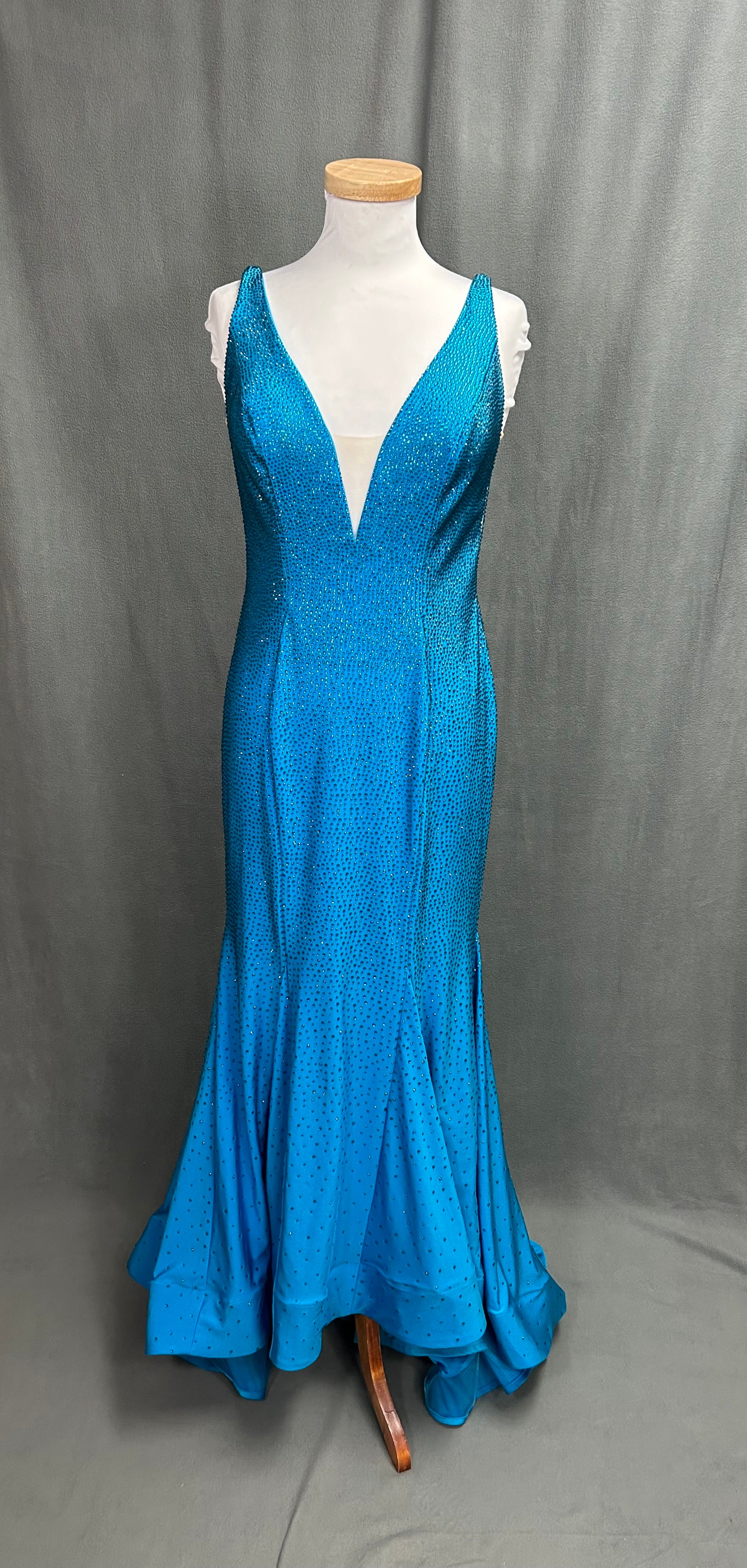 Sherri Hill blue dress, size 10