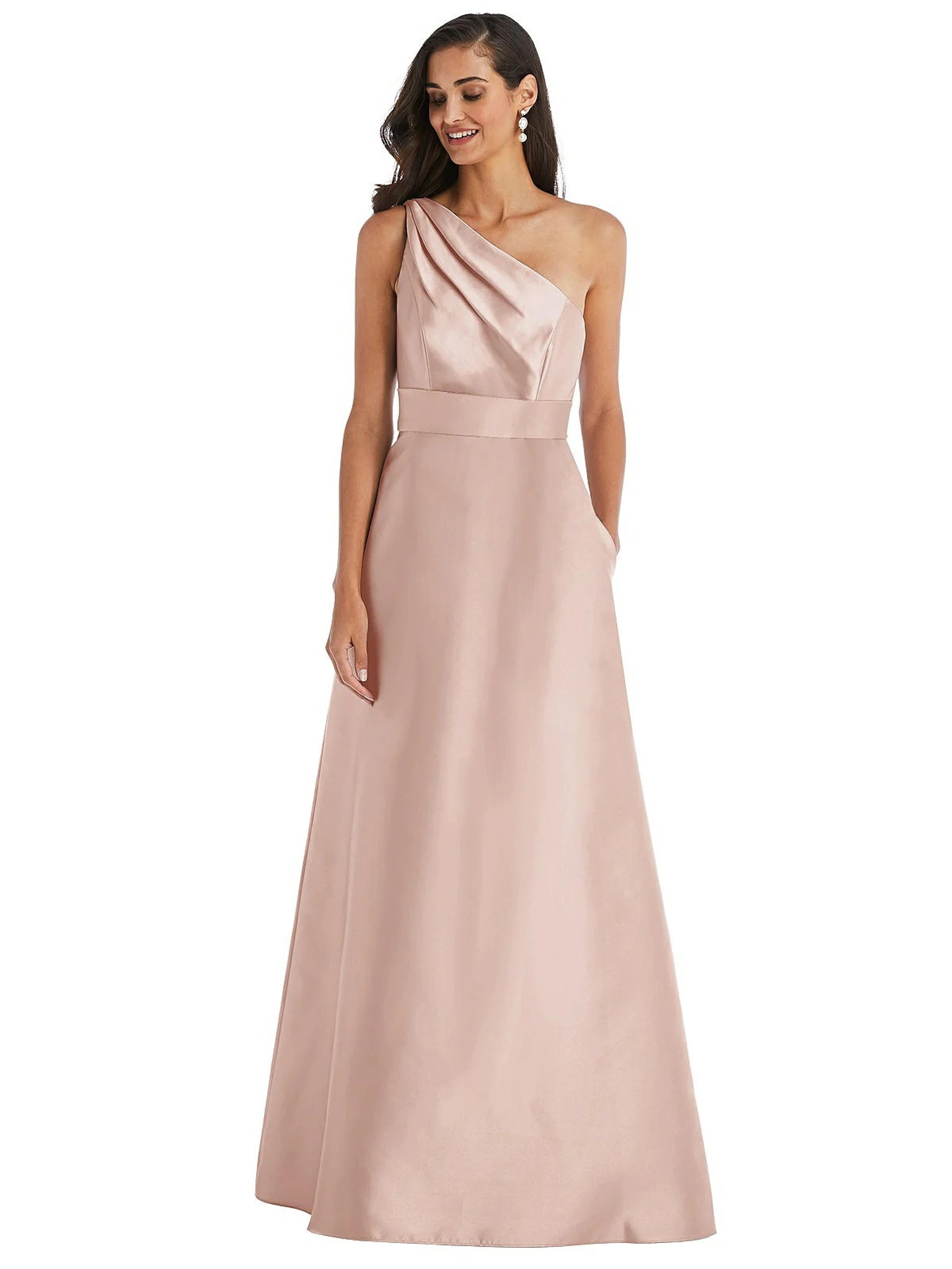 Alfred Sung blush dress, size 4