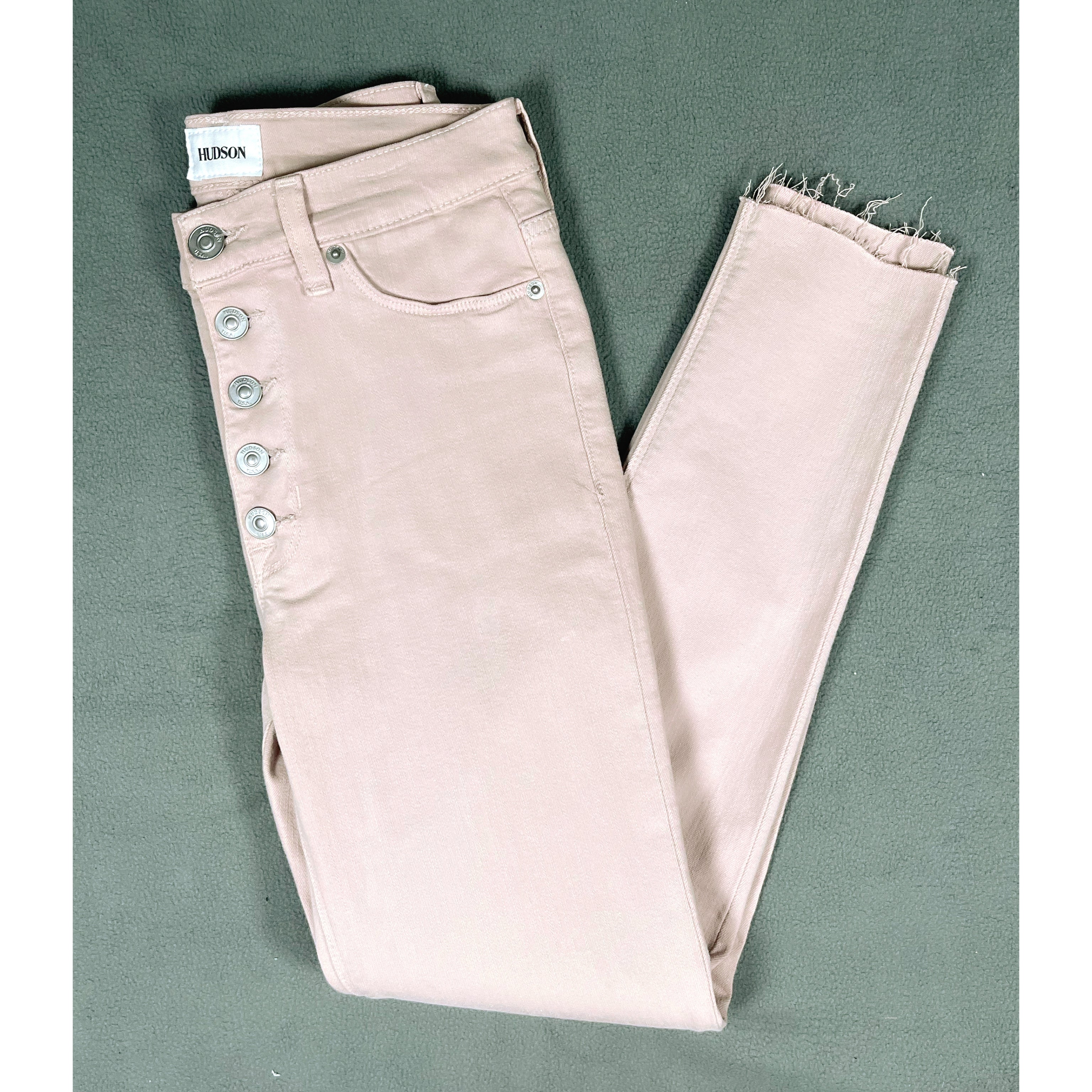Hudson blush Barbara Super Skinny jeans, size 27, NEW WITHOUT TAGS!