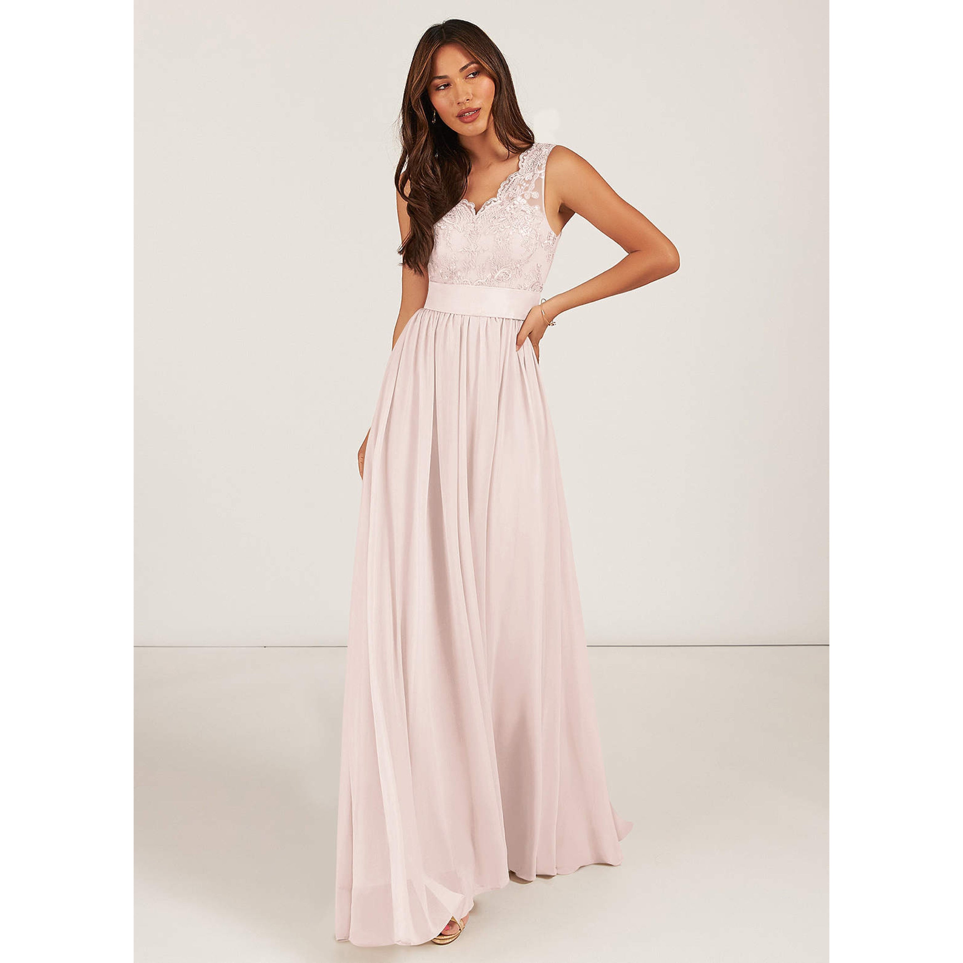 Azazie pale pink dress, size 24