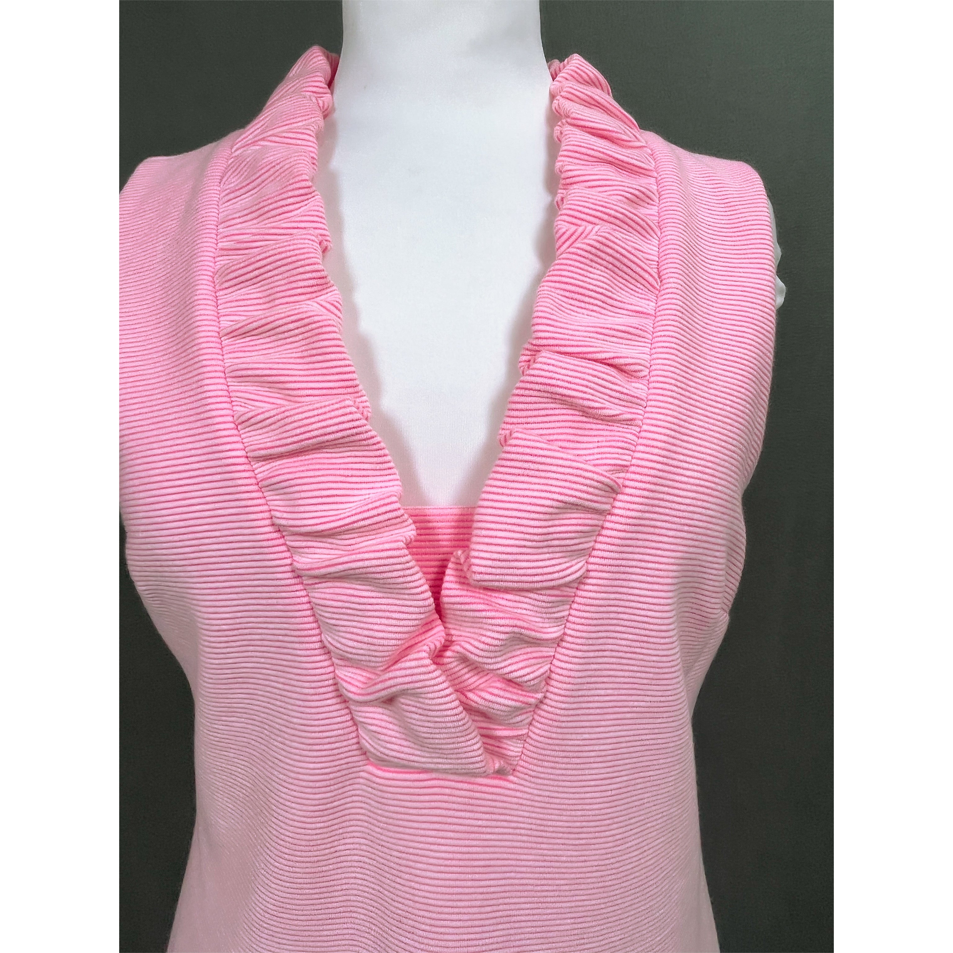 Lilly Pulitzer pink stripe Tisbury Shift dress, size M