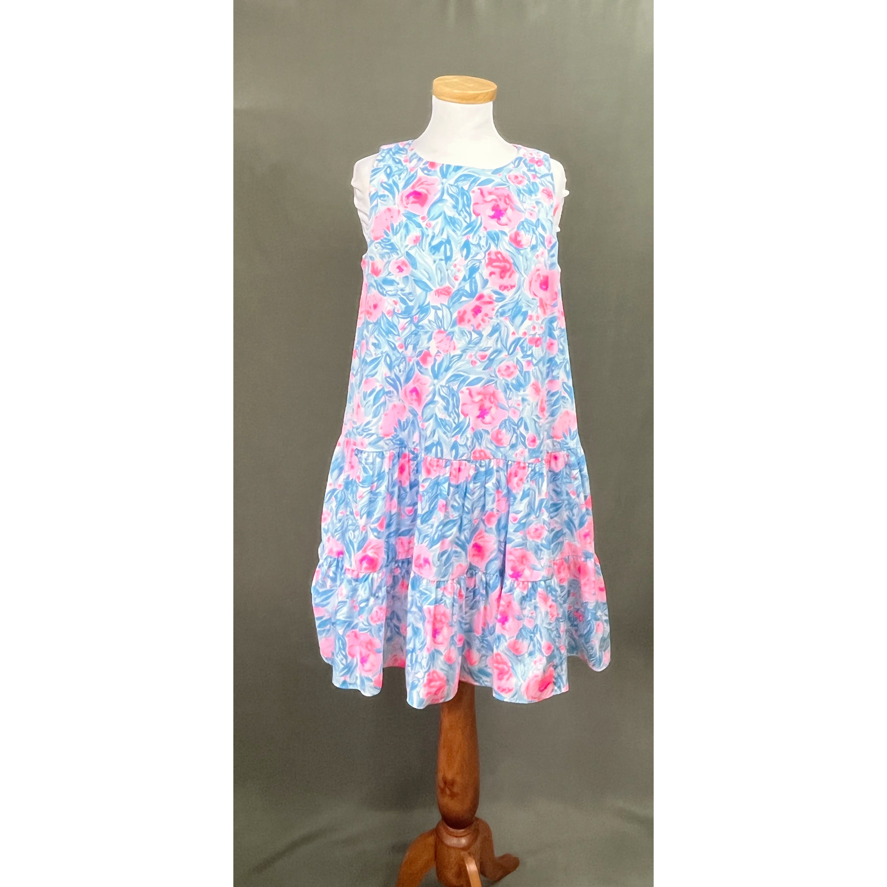 Lilly Pulitzer pink and light blue Trina dress, size M