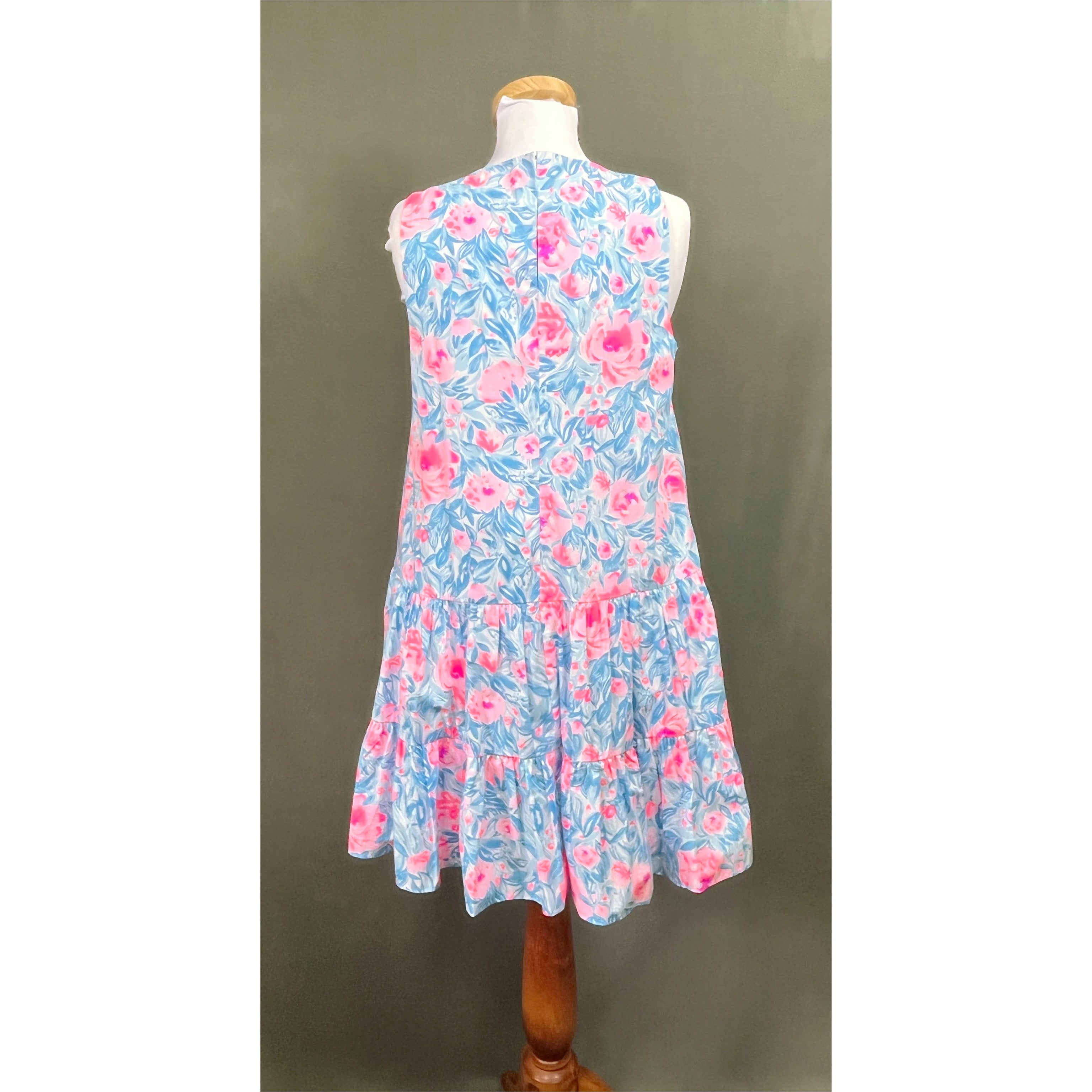Lilly Pulitzer pink and light blue Trina dress, size M