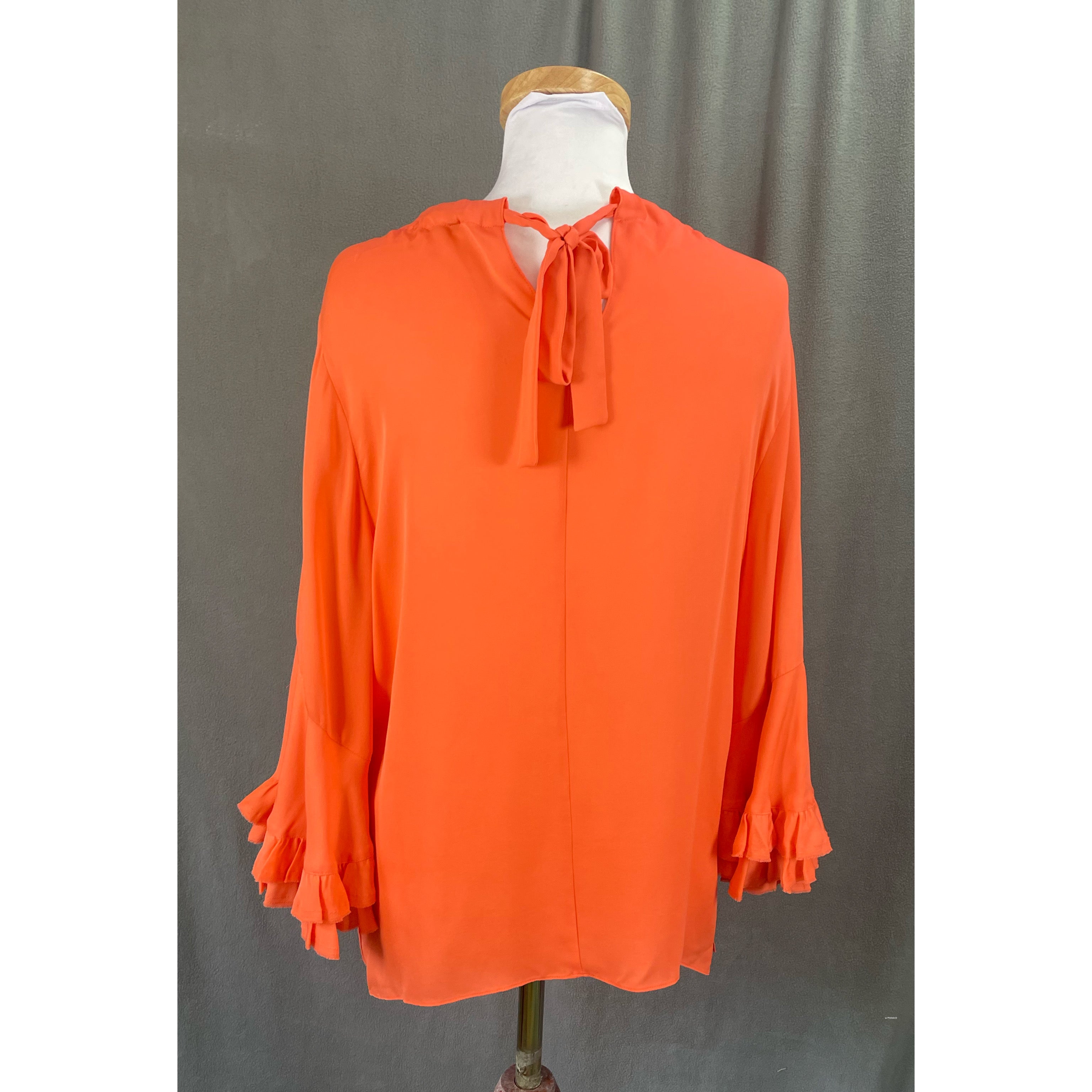 Kobi Halperin coral silk blouse, size M, NEW WITH TAGS!