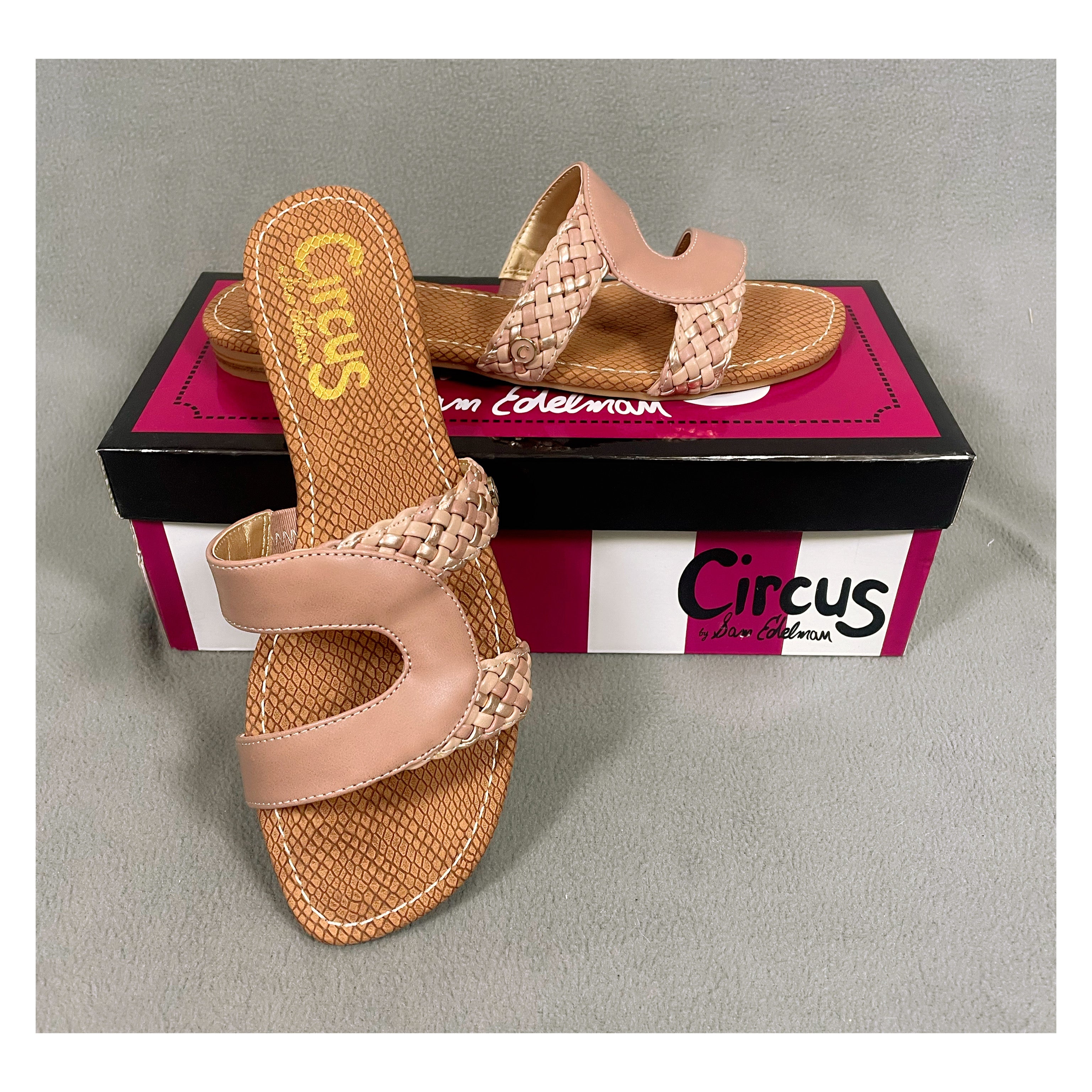 Circus Sam Edelman tan Betty sandals, size 8, NEW IN BOX!