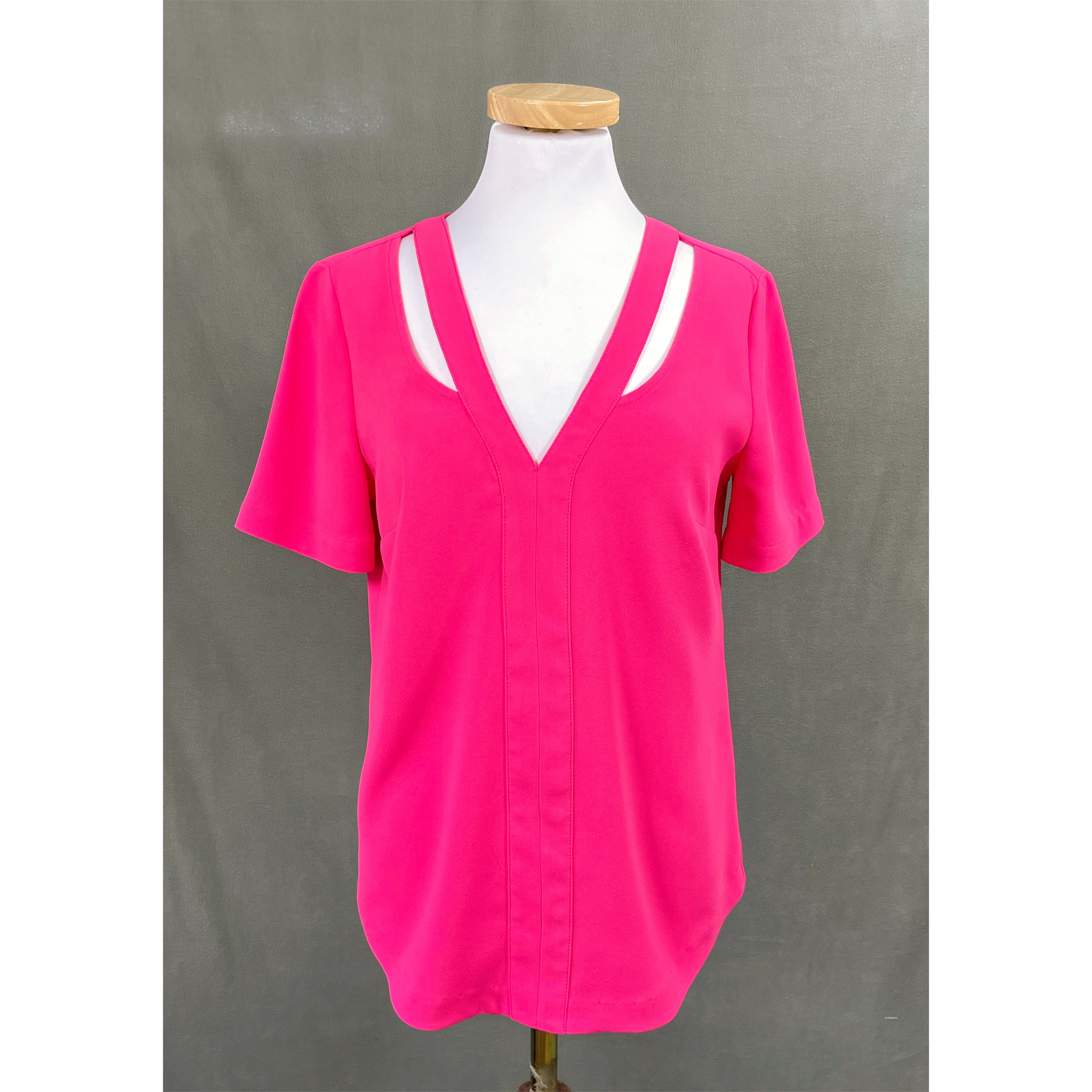 Trina Turk hot pink blouse, size S, NEW WITH TAGS!