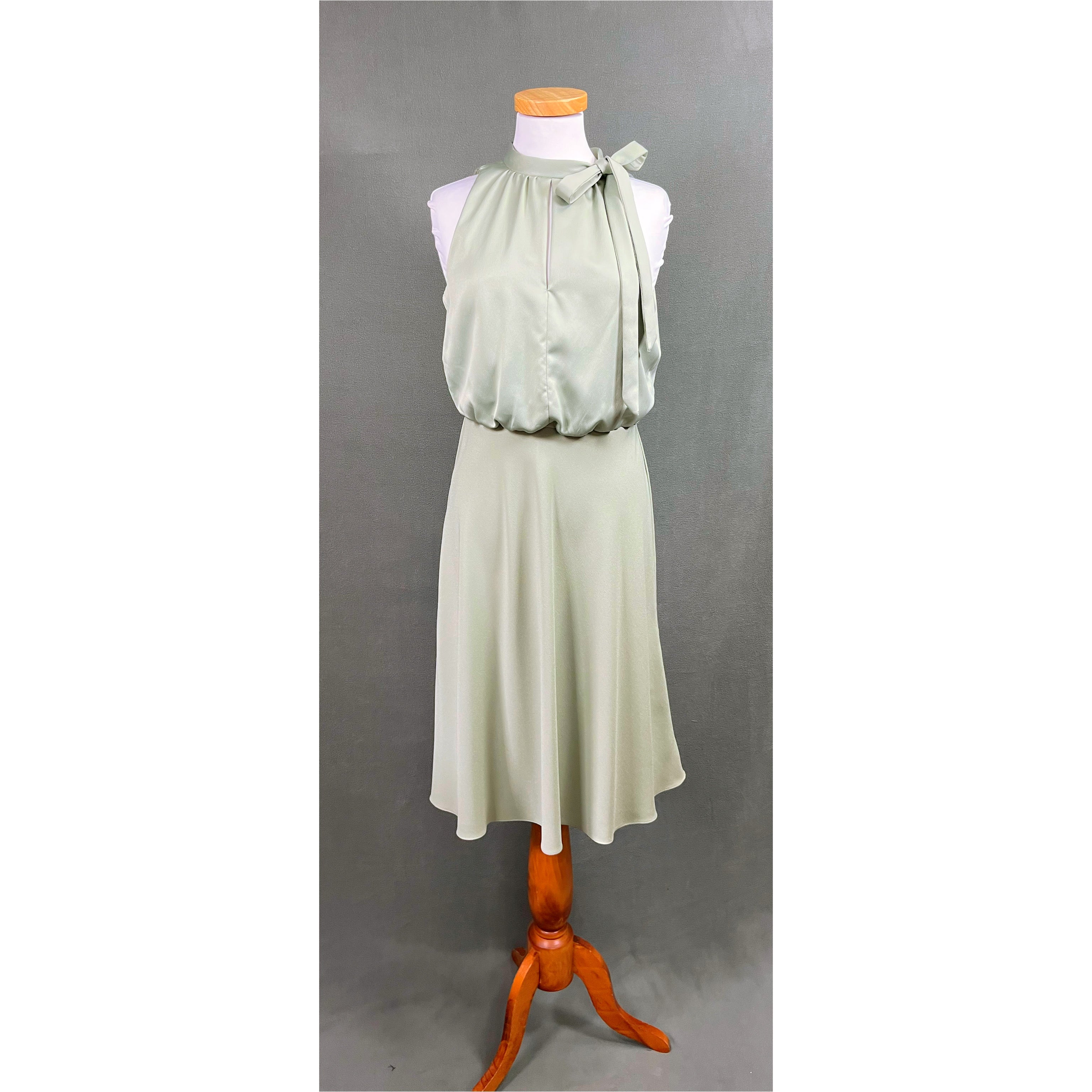 Adrianna Papell sage dress, size 4