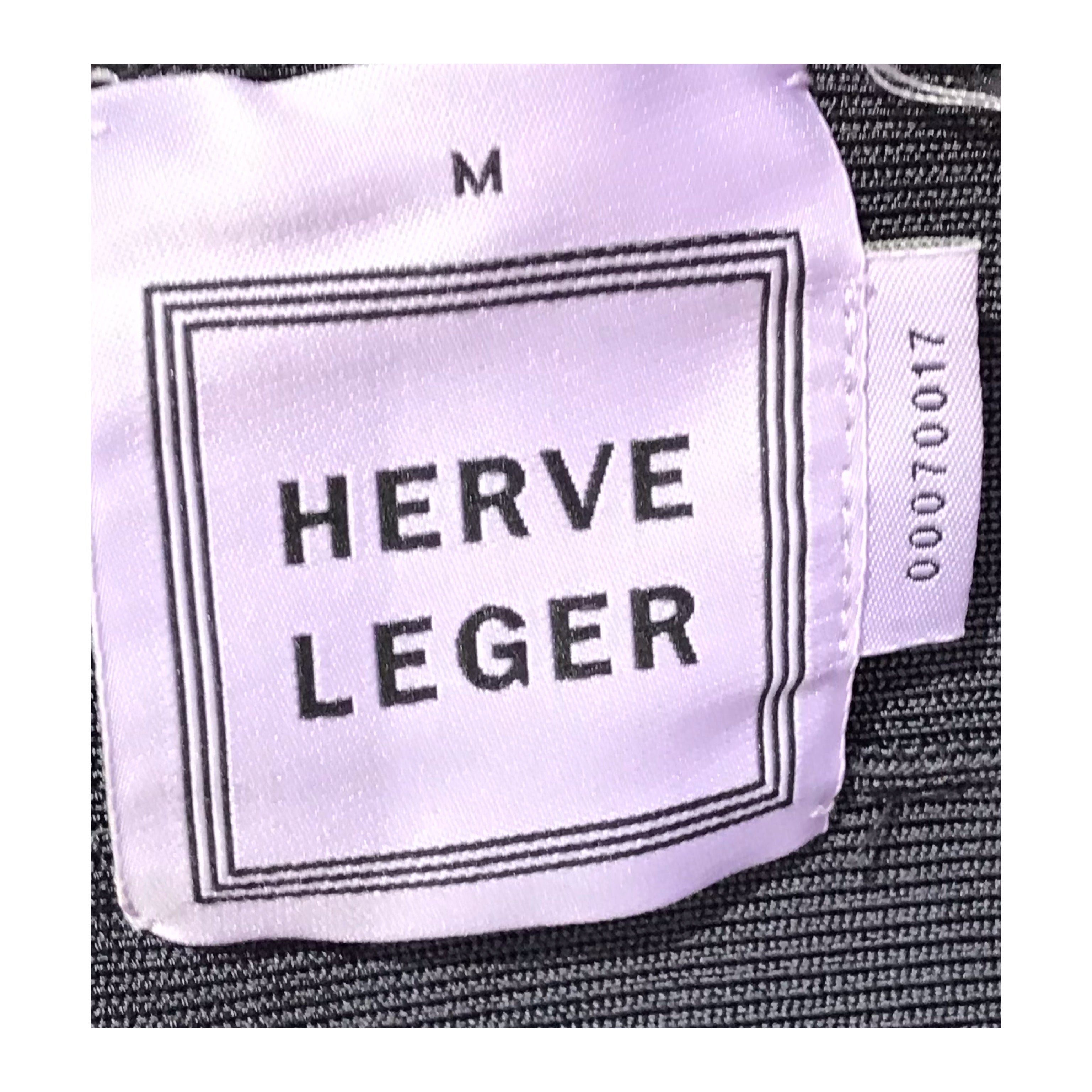Herve Leger navy bandage dress, size M